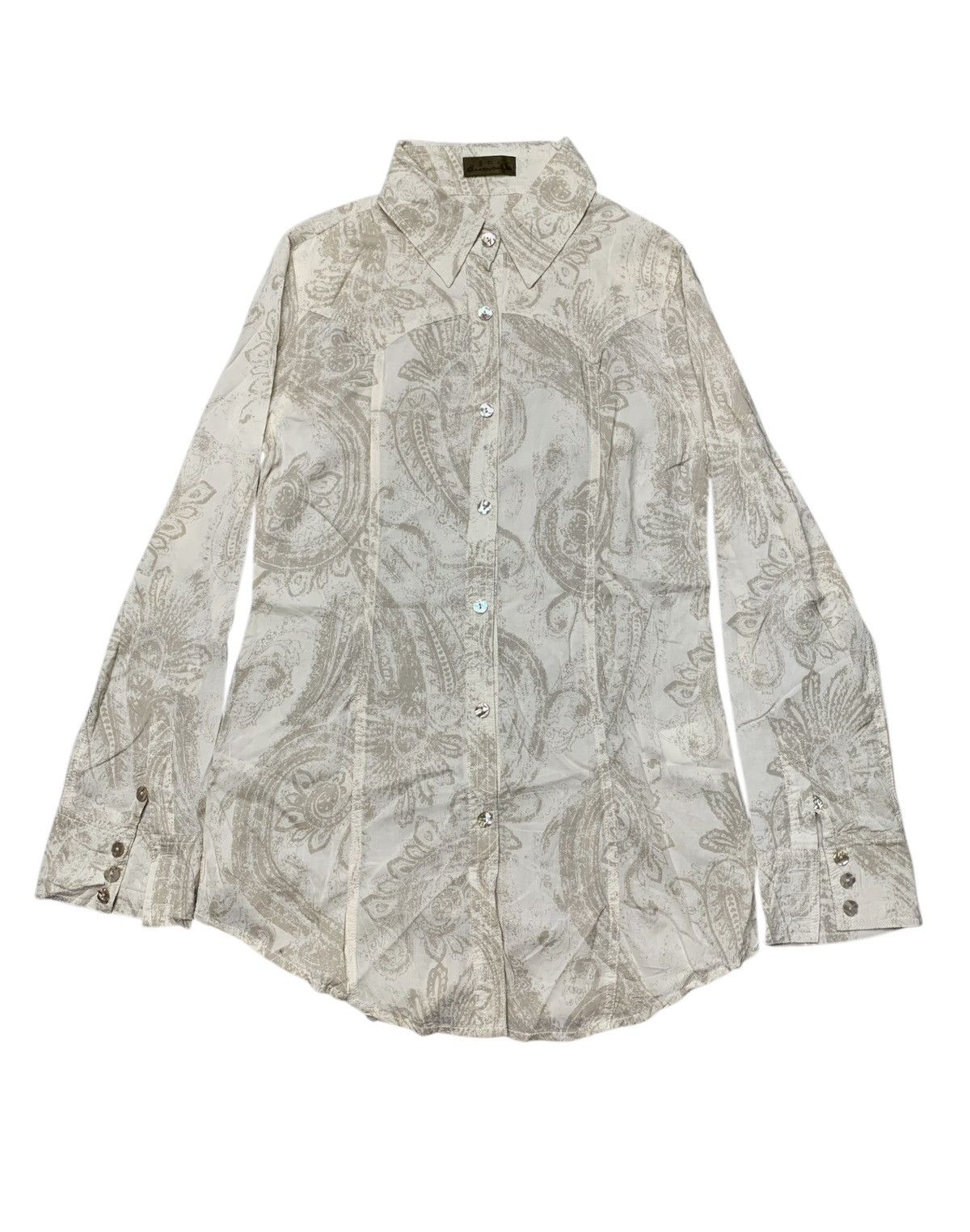 GOA Japanese GOA Y2k slim fit full print linen shirt Size US M / EU 48-50 / 2 - 1 Thumbnail