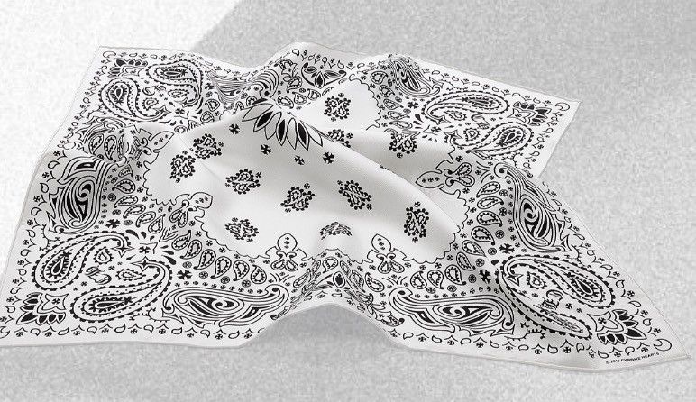 Chrome Hearts Chrome Hearts White Silk Bandana Size ONE SIZE - 3 Thumbnail