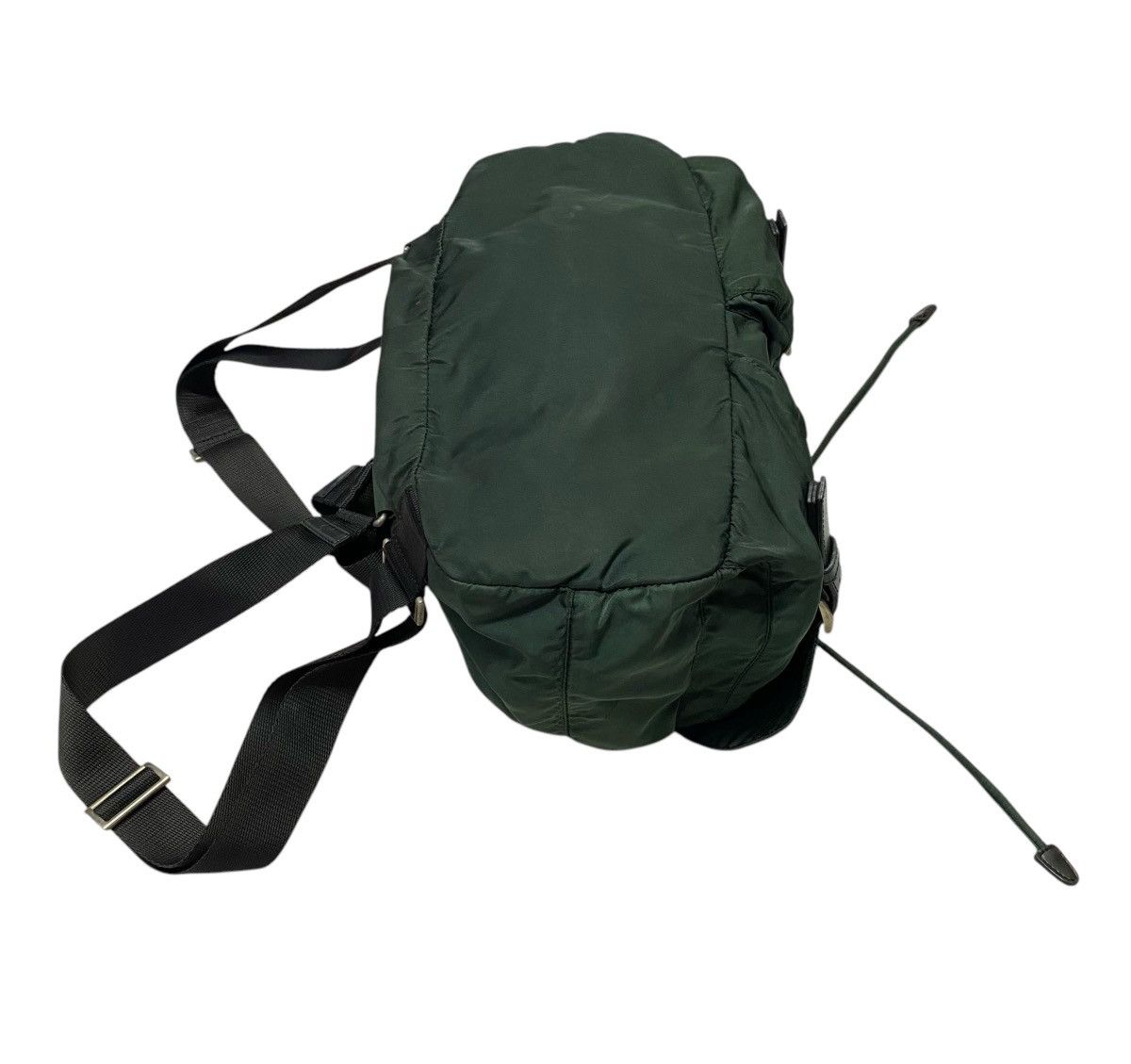 Prada Vintage Prada Tessuto Green Nylon Mini Backpack Size ONE SIZE - 8 Thumbnail