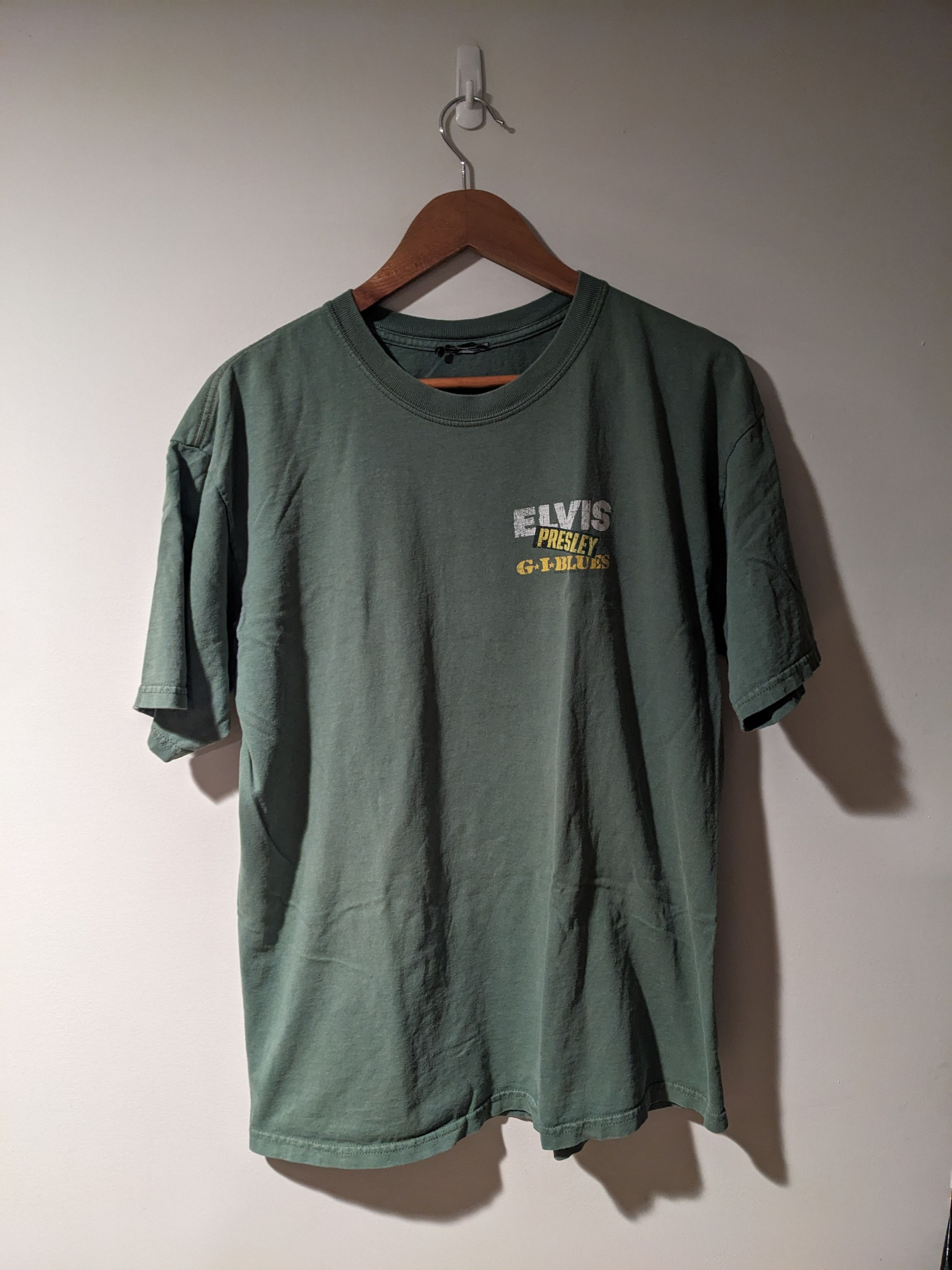Band Tees × Vintage Vintage Y2K Elvis Presley G.I. Blues Tour Large T-Shirt Size US L / EU 52-54 / 3 - 3 Thumbnail
