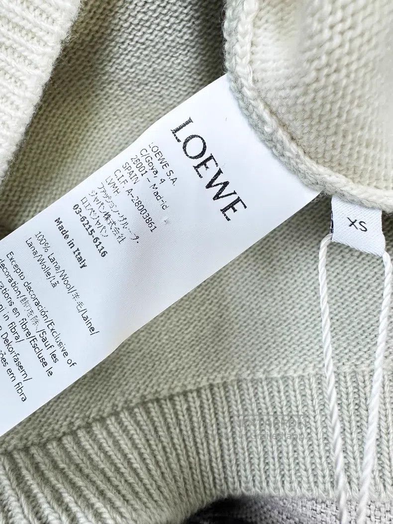 Loewe Loewe Color-blocked wool pocket logo embroidered polo shir Size XS / US 0-2 / IT 36-38 - 6 Thumbnail