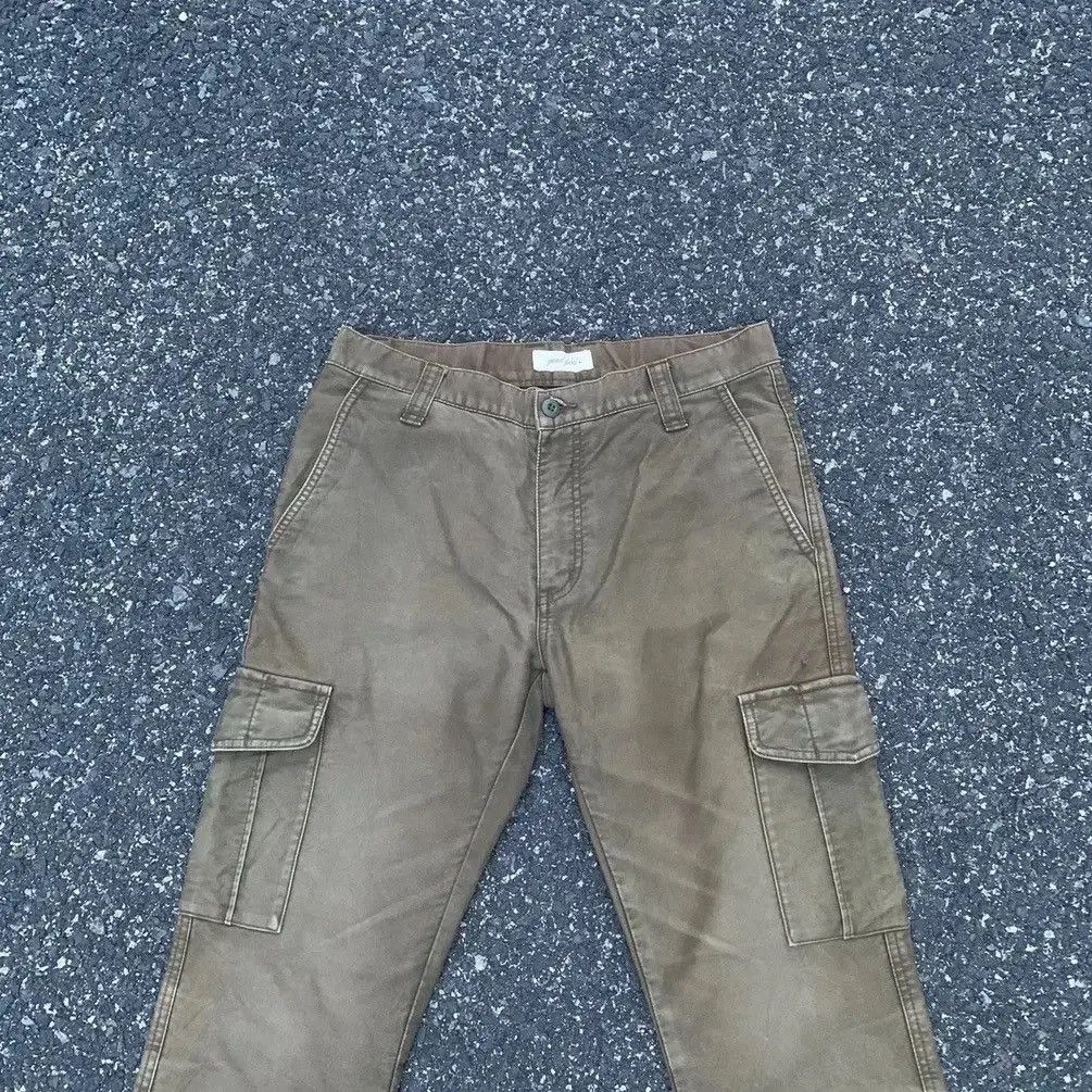 Japanese Brand 💥 Heavy Duty Global Work 31x31 Trousers Rugged Faded Cargo Size US 31 - 6 Thumbnail