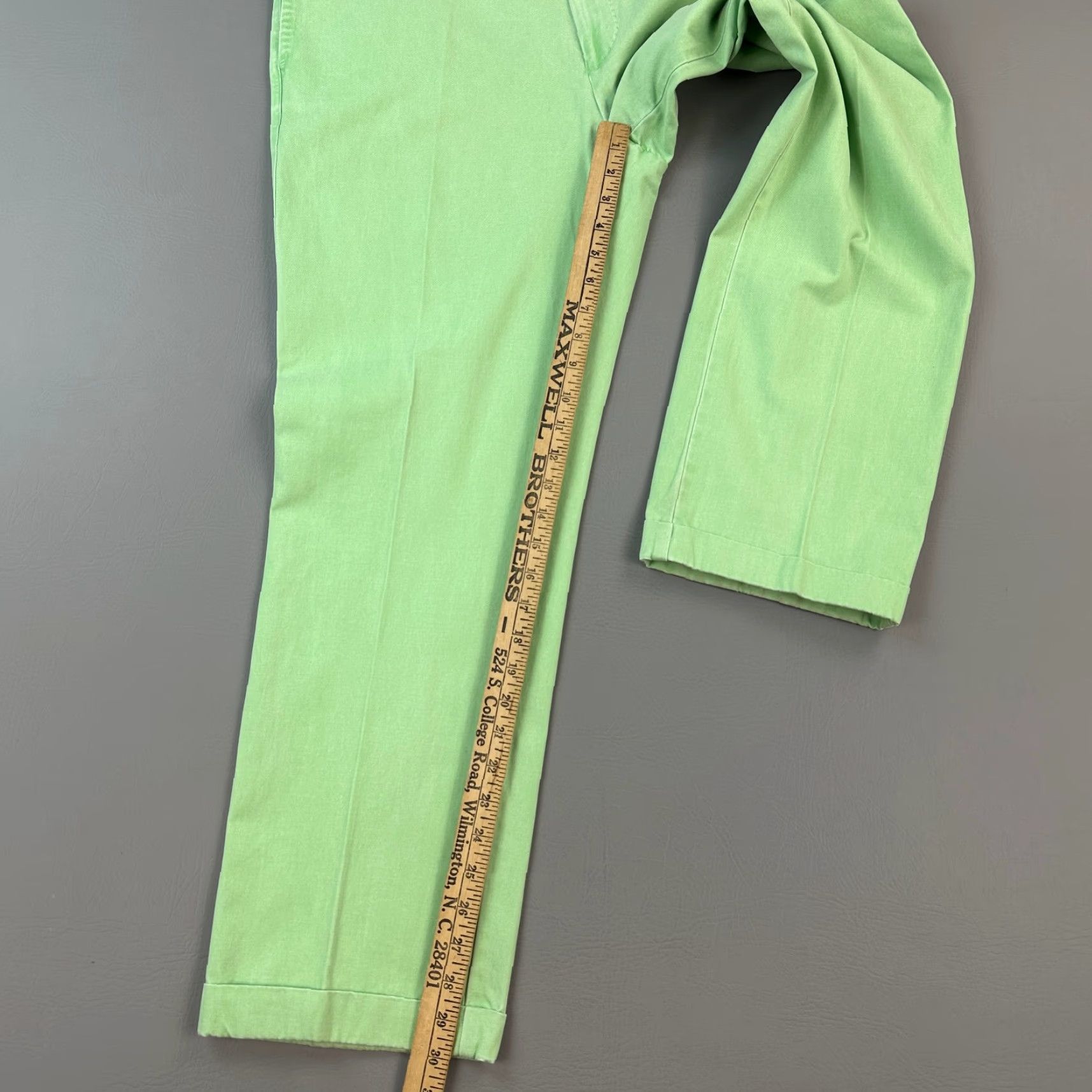 Peter Millar Peter Millar Pants Mens 36x30 Green Pima Washed Twill Flat Front Chino Casual Size US 36 / EU 52 - 2 Thumbnail