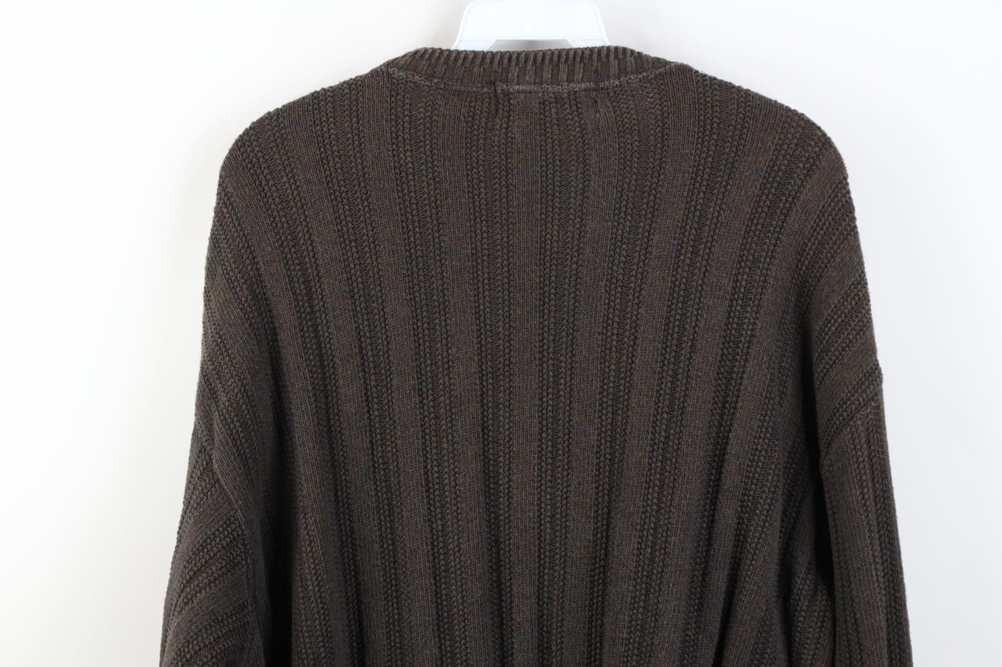 Vintage Vintage 90s Streetwear Framed Chunky Ribbed Knit Sweater USA Size US XXL / EU 58 / 5 - 8 Thumbnail