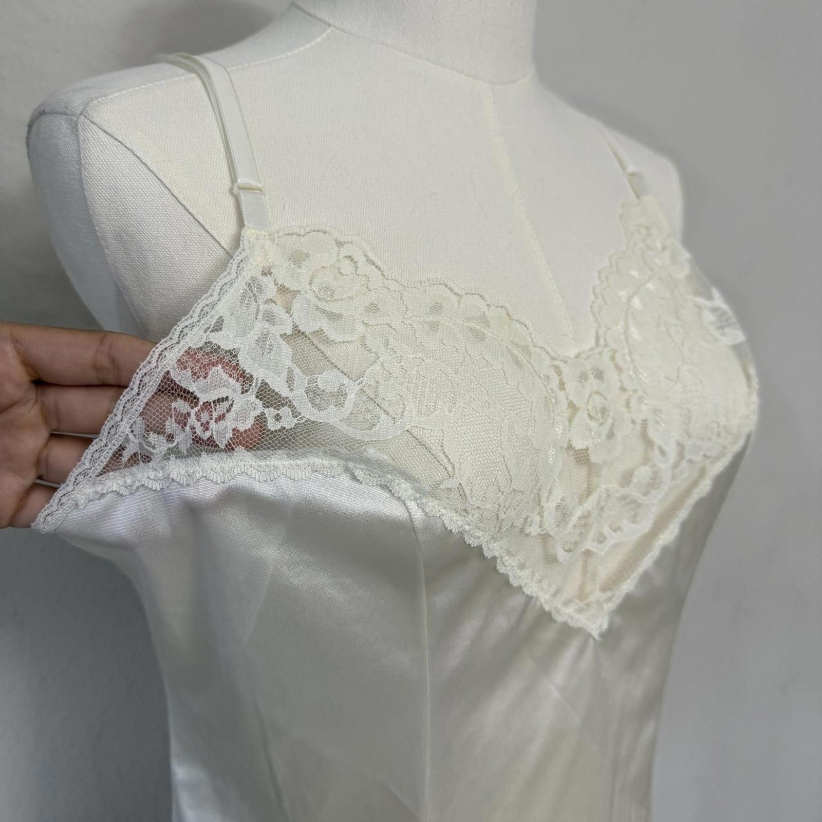 Designer White Lace Coquette Top Large Size L / US 10 / IT 46 - 3 Thumbnail