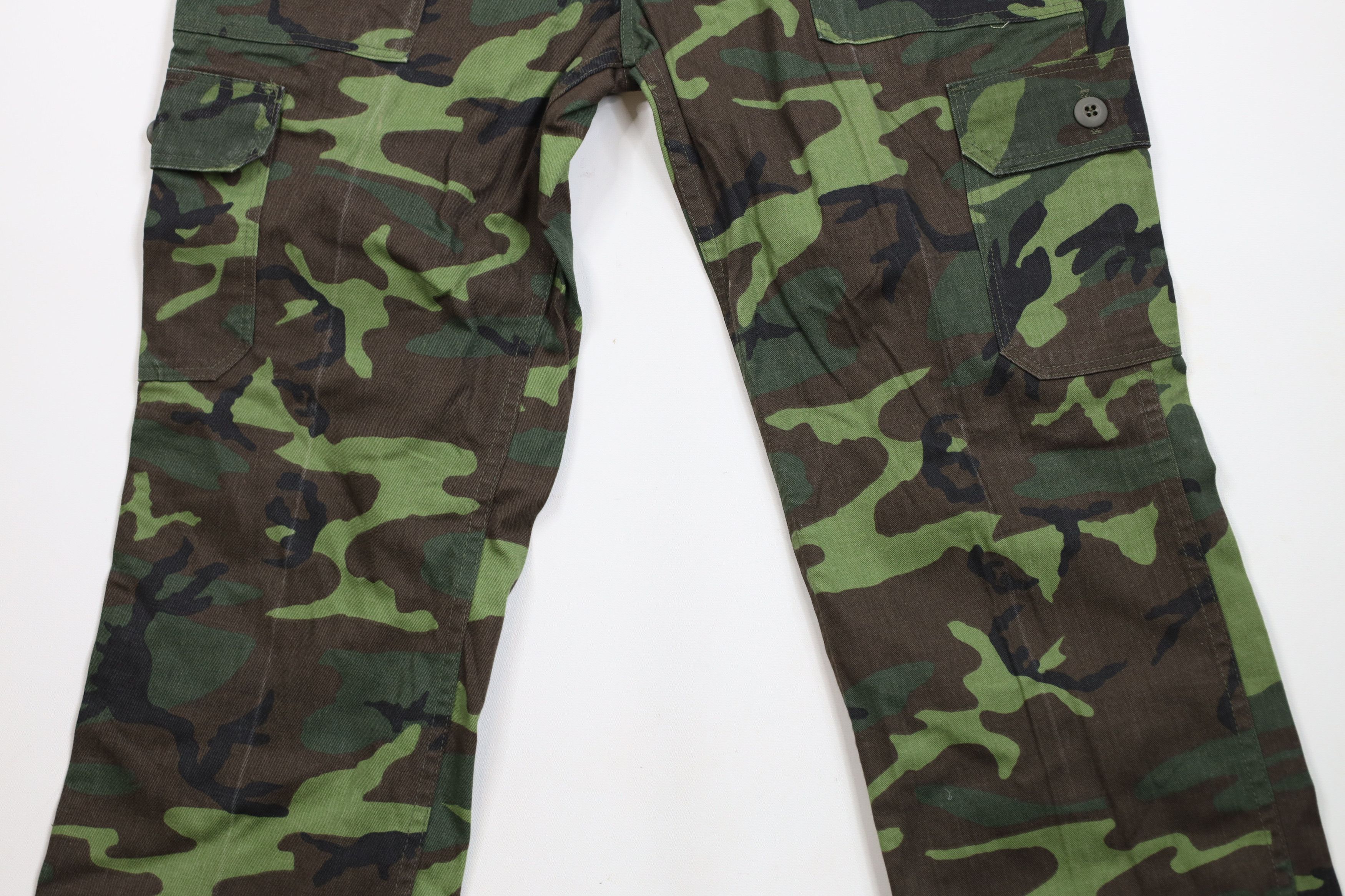 FiveBrother × Vintage Vintage 70s Five Brother Camouflage Wide Leg Cargo Pants USA Size US 34 / EU 50 - 3 Thumbnail