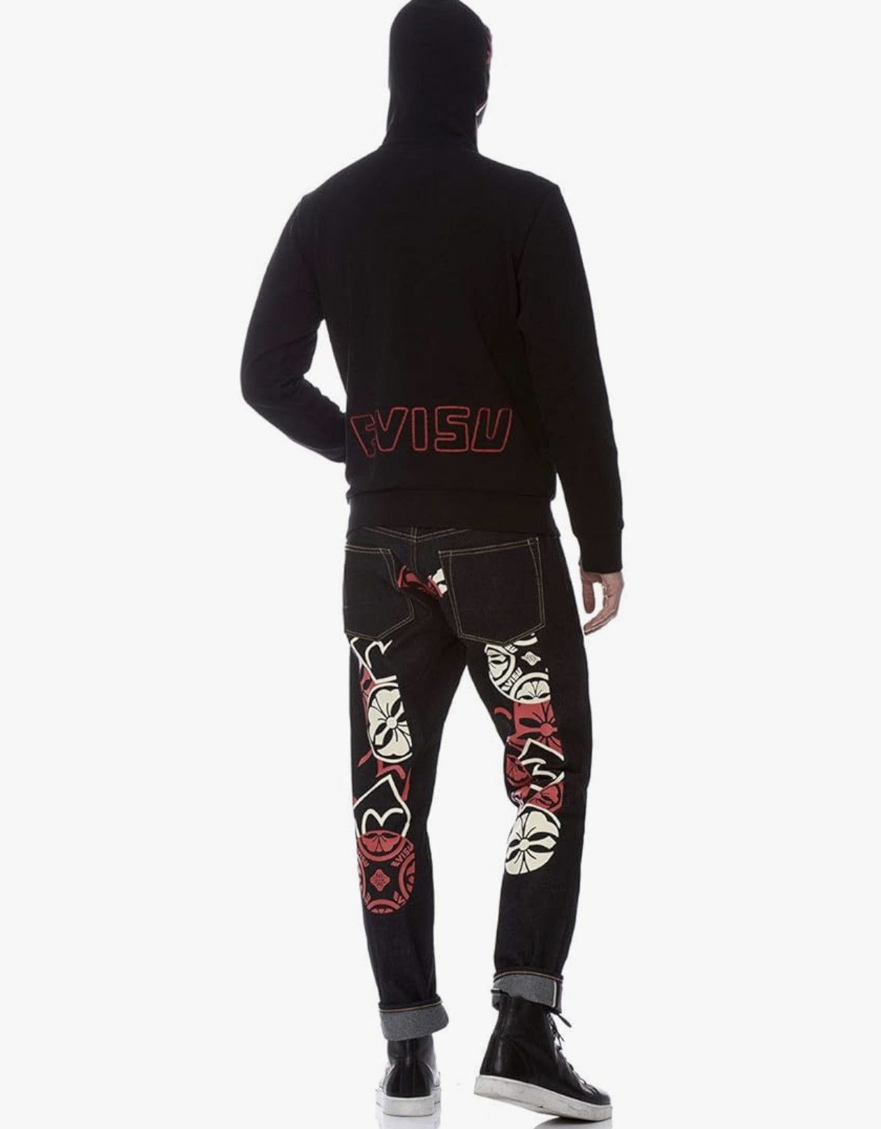 Evisu Evisu - Carrot Fit Kamon Seagull Pattern Daicock Jeans Size US 30 / EU 46 - 1 Thumbnail