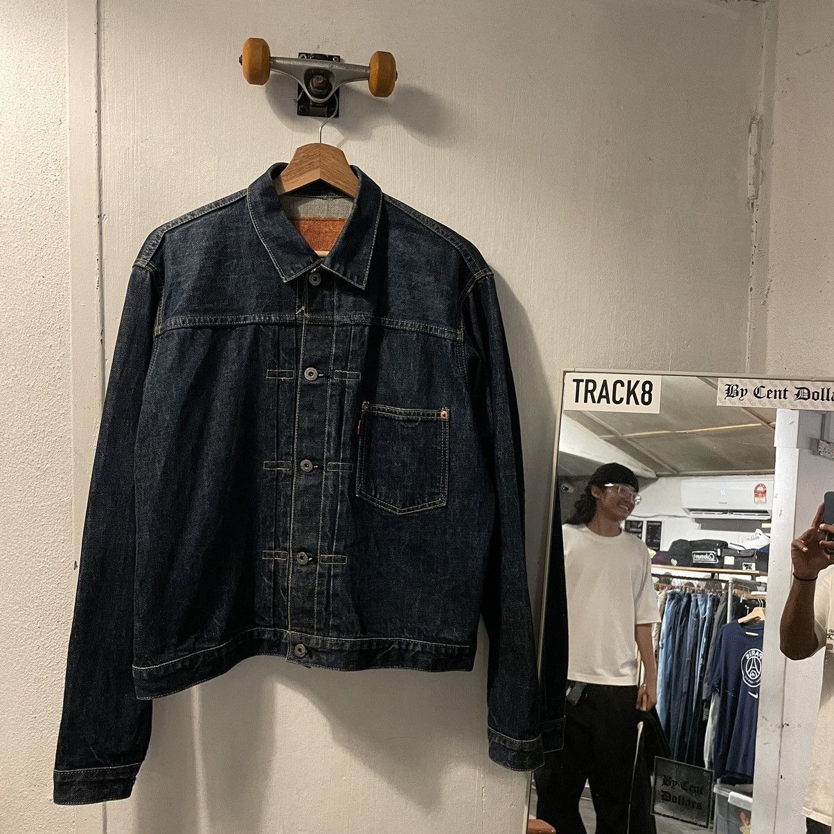 Levi's 1993 Type 1 Big E Made in Japan Denim Jacket Size US S / EU 44-46 / 1 - 1 Thumbnail