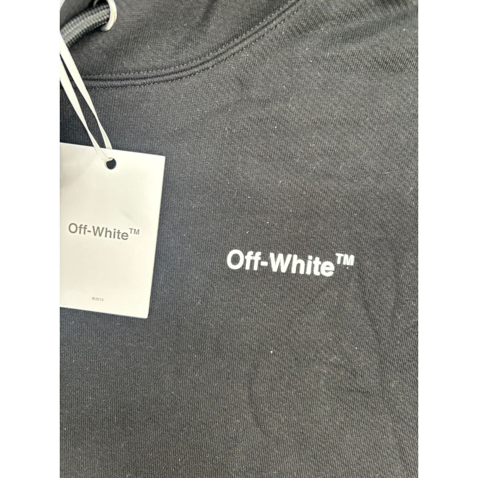 Off-White Off-White Black Pullover Hoodie Size XL Size US XL / EU 56 / 4 - 5 Thumbnail