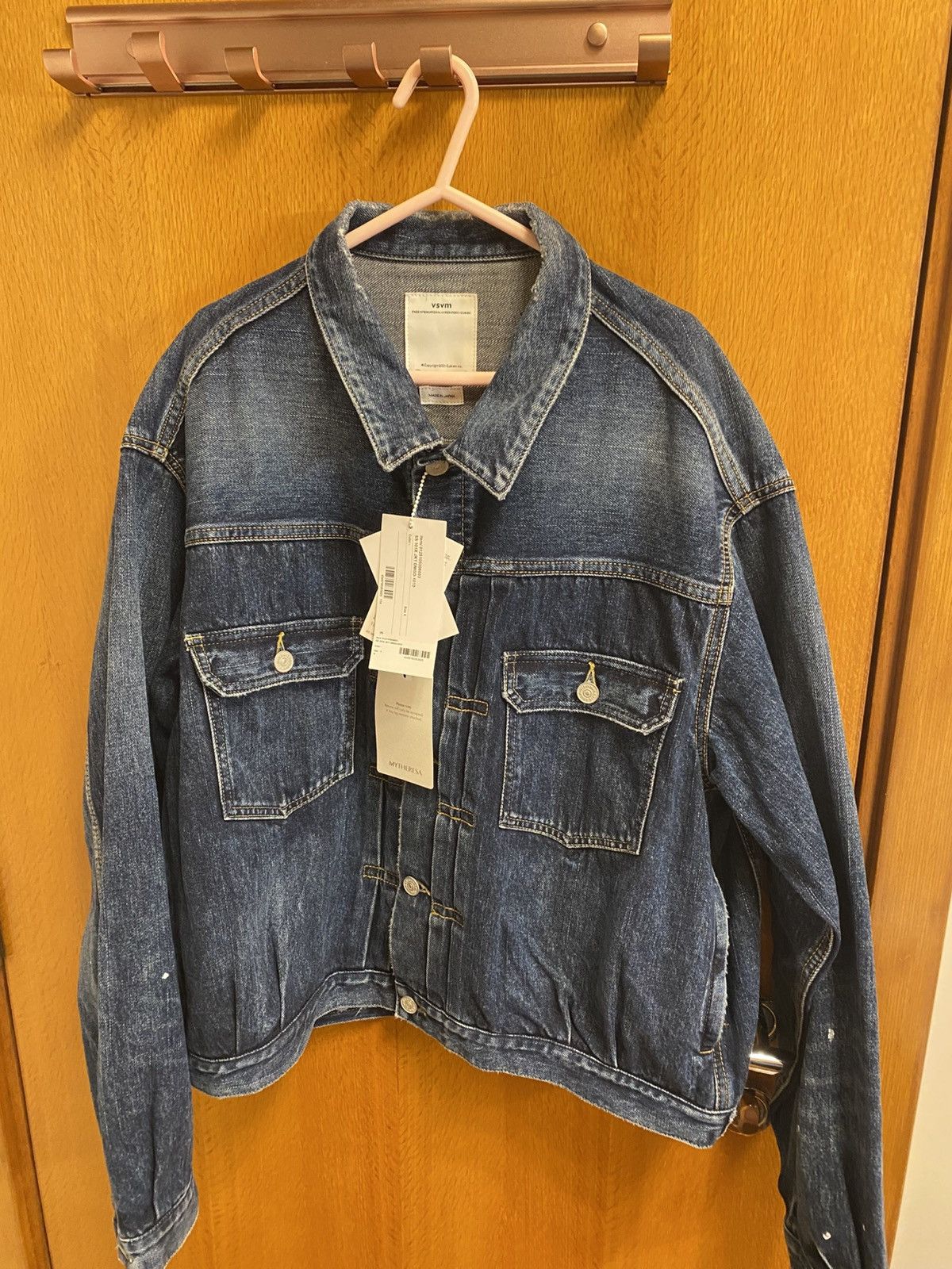 Visvim Social Sculpture 101 Denim Jkt Dry Damaged-1000 | Grailed