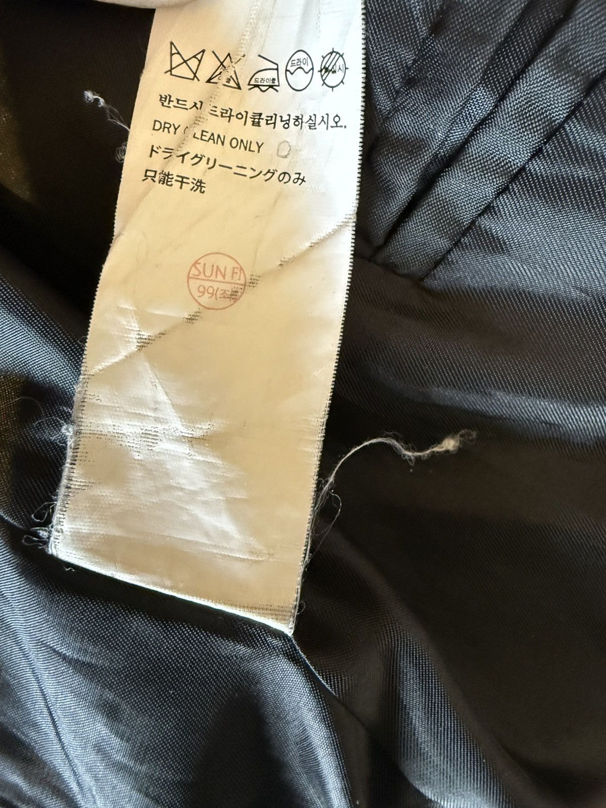 WE11DONE Black blazer avant guard style by We11done Size 44L - 6 Thumbnail
