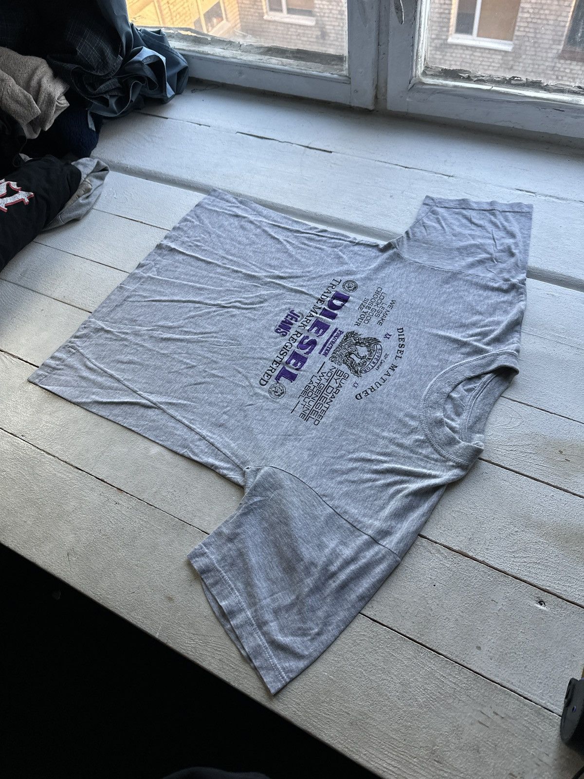 Diesel 🚨DIESEL AVANT GARDE ARCHIVE VINTAGE BIG LOGO T-SHIRT Y2K TEE Size US L / EU 52-54 / 3 - 2 Thumbnail