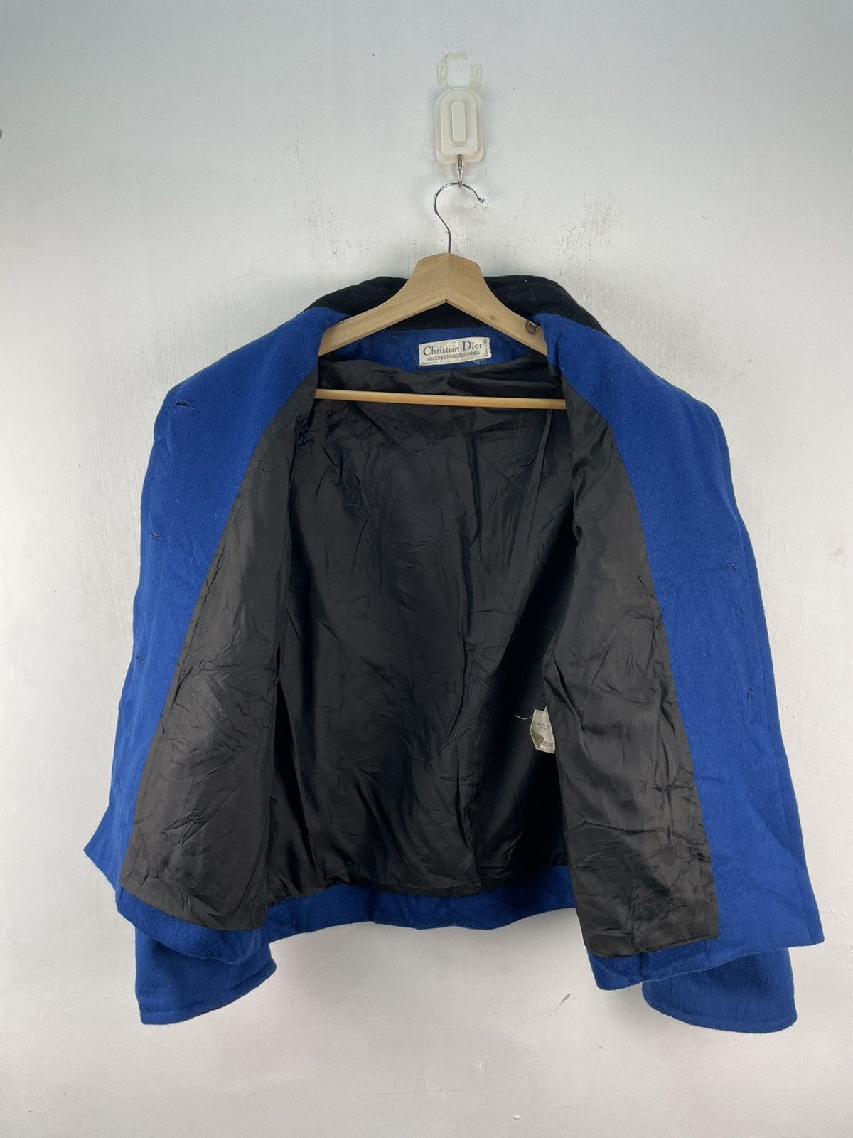 Christian Dior Monsieur Vintage 80s Christian Dior Wool Jacket Women Coat size L Size L / US 10 / IT 46 - 5 Thumbnail