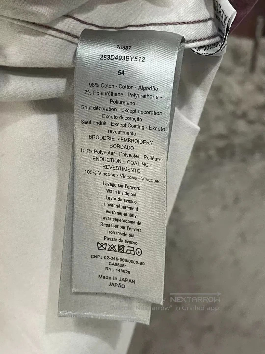 Dior Dior Travis Scott Embroidered Velvet Jacket. Size US L / EU 52-54 / 3 - 7 Thumbnail