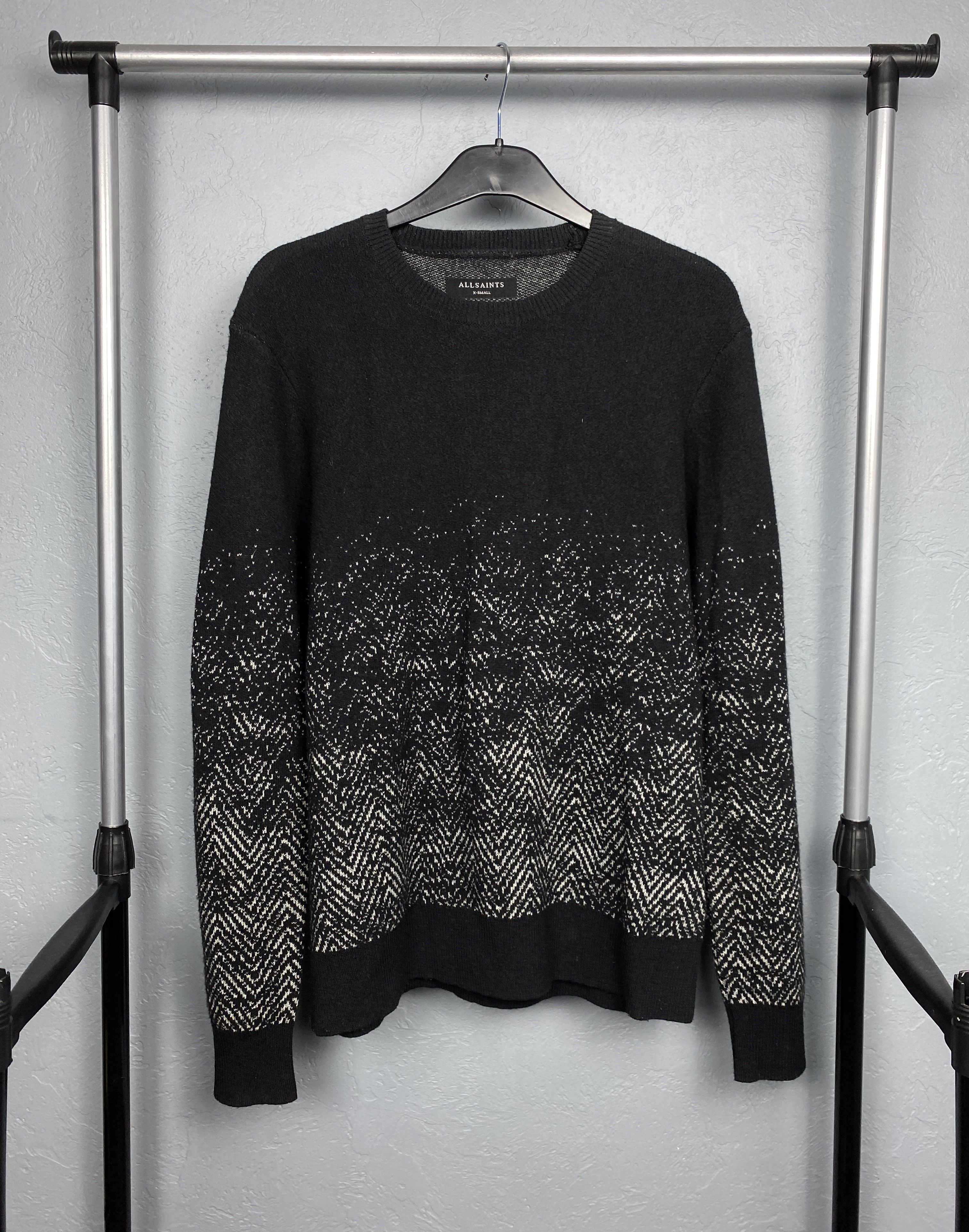 Allsaints Allsaints Korttan Crew Neck Wool Knit Oversized Sweater Size US S / EU 44-46 / 1 - 1 Thumbnail