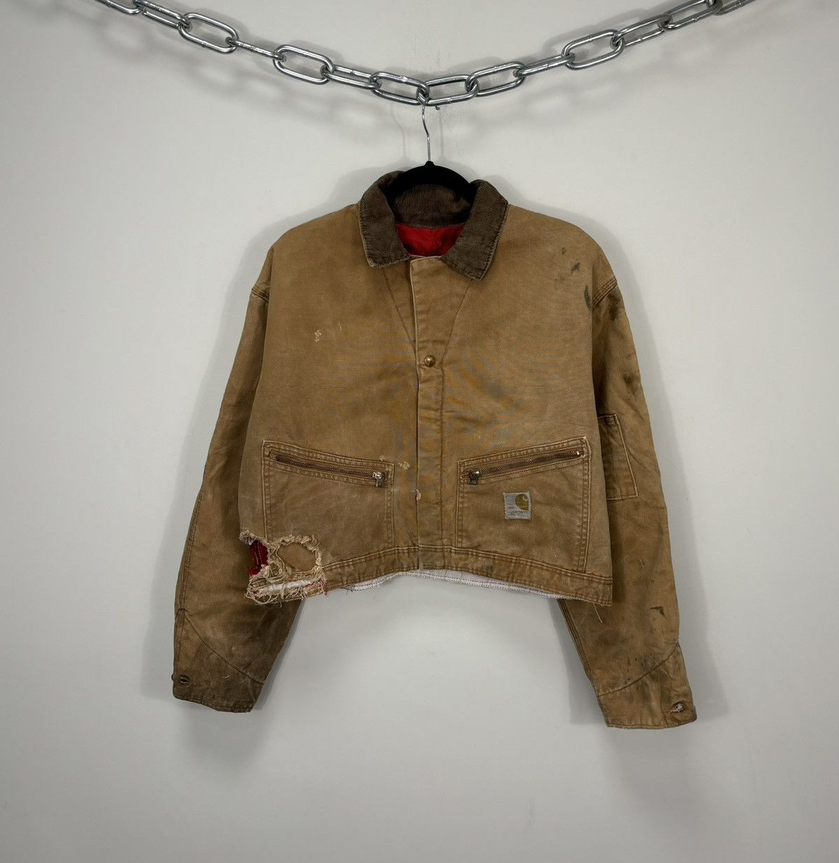 Carhartt Vintage Carhartt 80s USA Boxy Fit Cropped Detroit Jacket Size US L / EU 52-54 / 3 - 1 Thumbnail