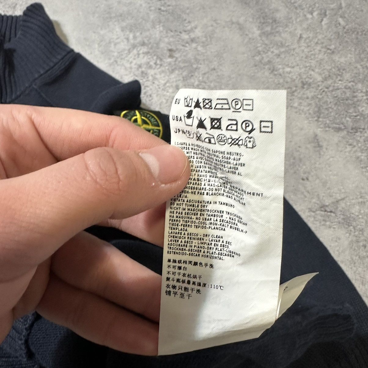 Stone Island × Vintage Stone Island Sweatshirt Pullover 1/3 Zip Button Up Size US S / EU 44-46 / 1 - 10 Thumbnail