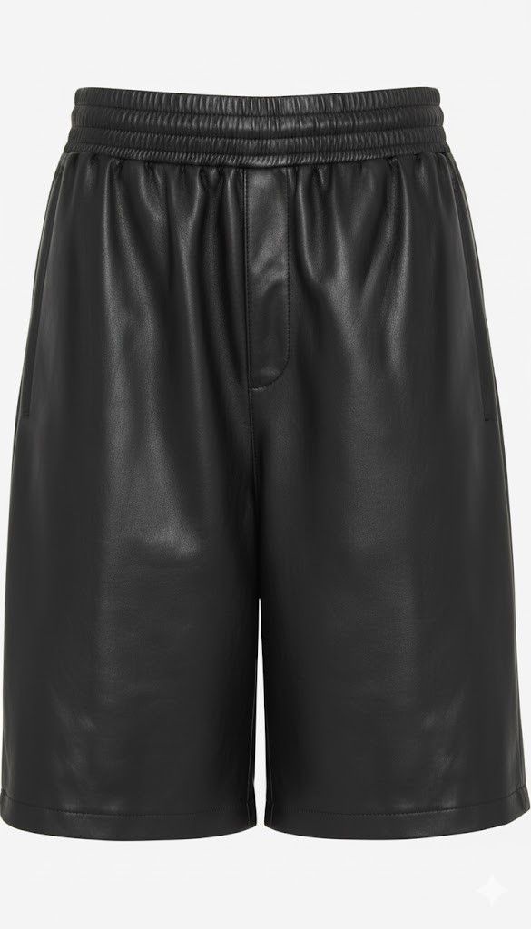 Saint Laurent Paris oc11z1225 821068 Short Ample Guanteria in Noir Size US 36 / EU 52 - 2 Thumbnail