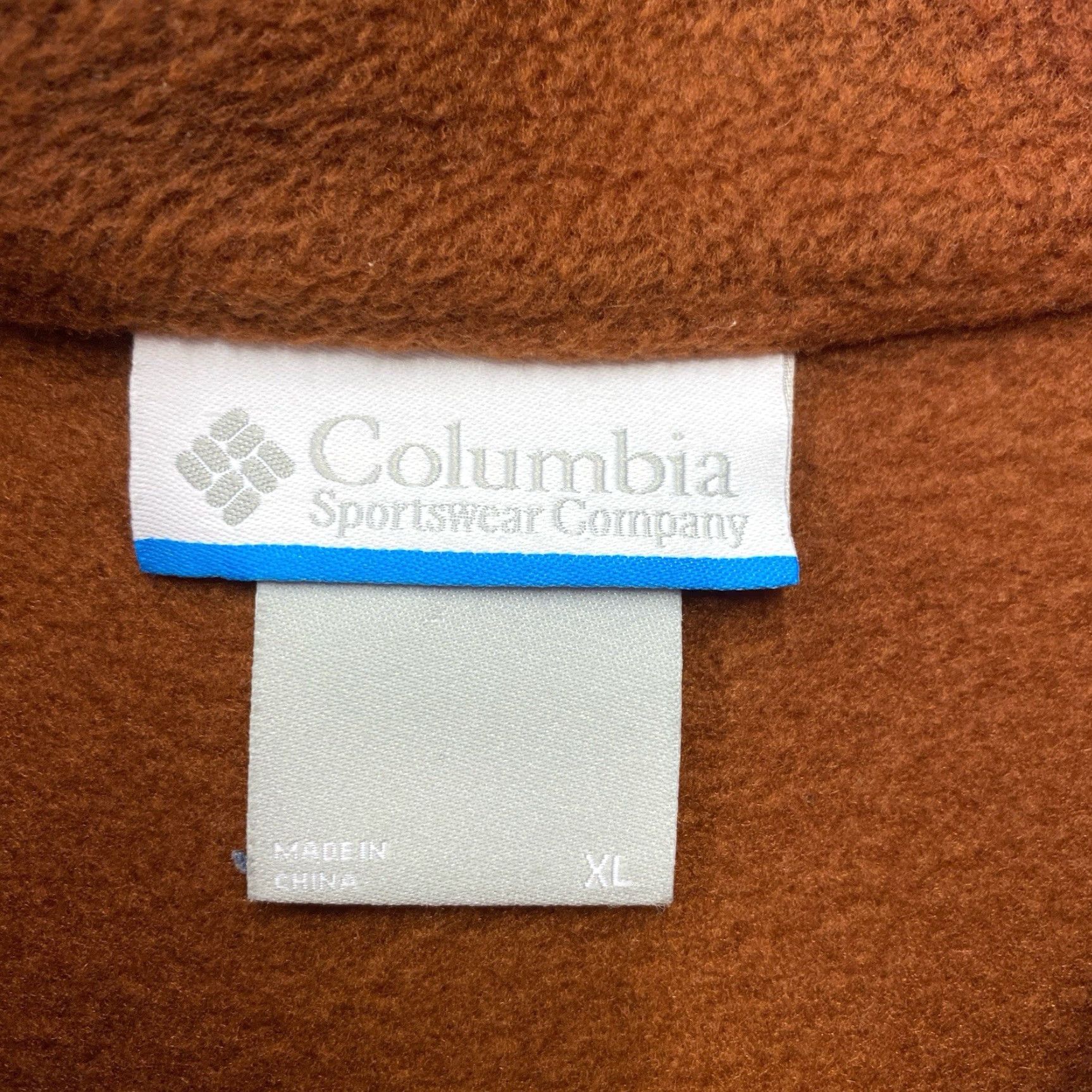 Vintage Columbia Sportswear Zip Up Fleece Pullover Sweater Sweatshirt Men's XL Orange Size US XL / EU 56 / 4 - 3 Thumbnail