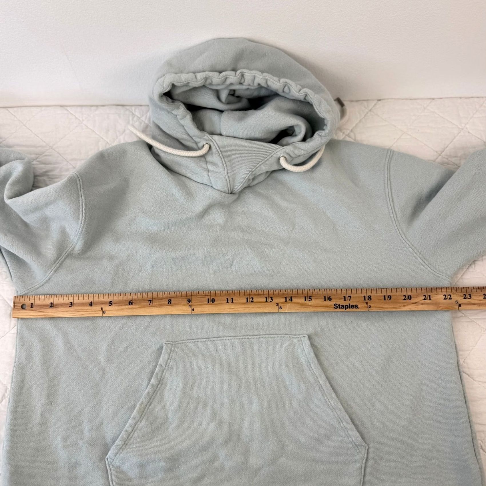 John Elliott John Elliott Hoodie Kake Mock Glacier Blue Grey Mens Size 2 Medium Streetwear Size US XS / EU 42 / 0 - 5 Thumbnail