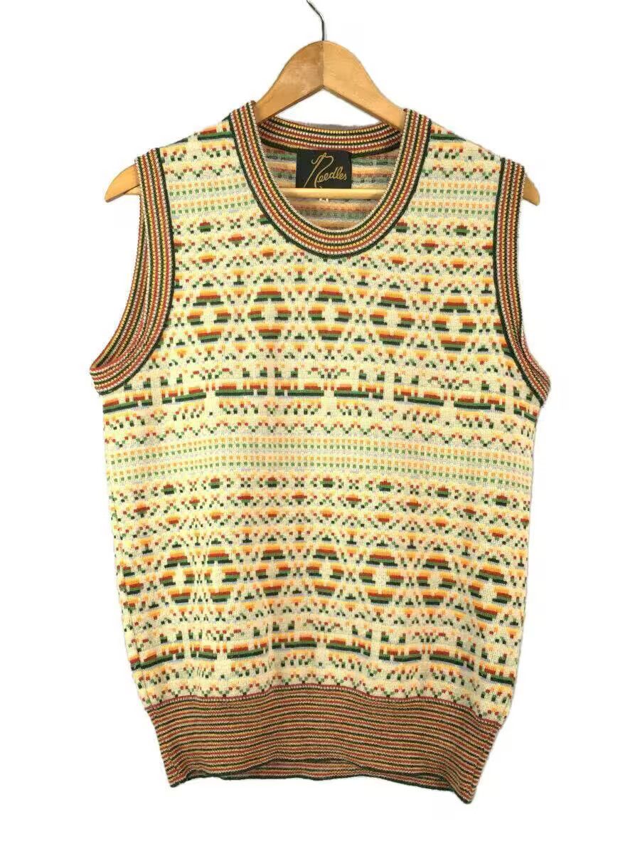 Needles Tribal Pattern Wool Knit Sweater Vest Size US M / EU 48-50 / 2 - 1 Thumbnail