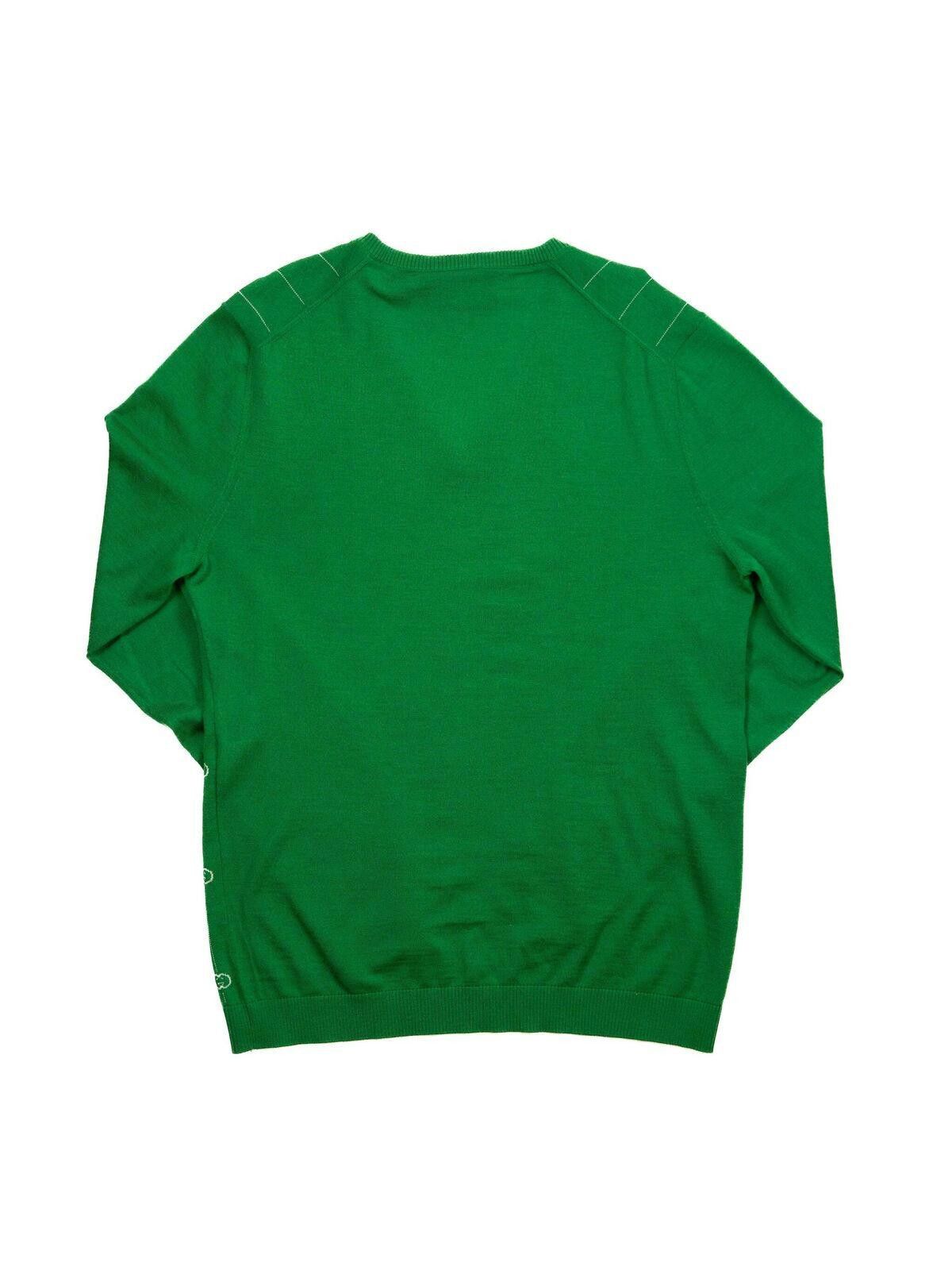 Gucci Gucci Mens GG Green Sweater Small Green Size US S / EU 44-46 / 1 - 5 Thumbnail