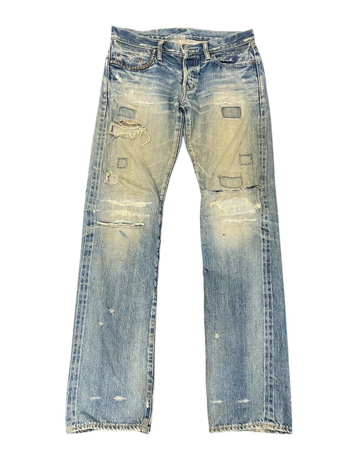 Hysteric Glamour Vintage Hysteric Glamour Distressed Denim Jeans Size US 32 / EU 48 - 1 Thumbnail