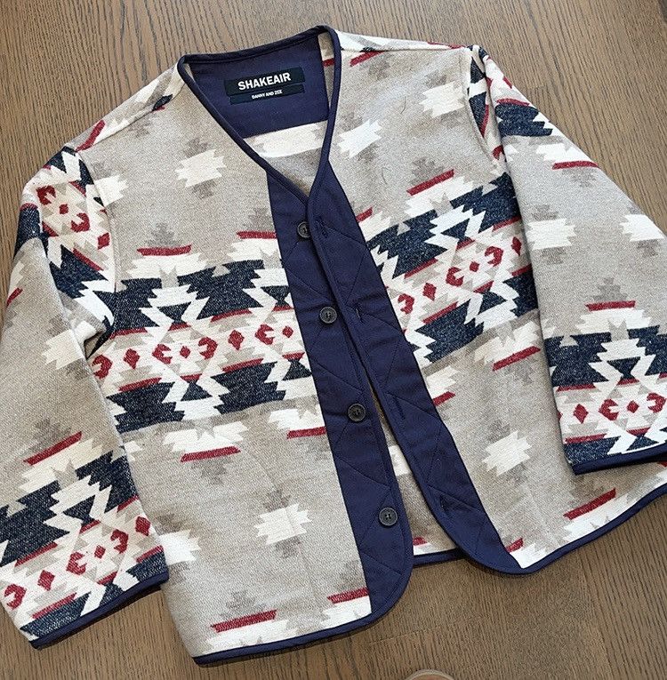 Japanese Brand × Vintage Retro fashion colourful bohemian design jacket Size US XXL / EU 58 / 5 - 6 Thumbnail