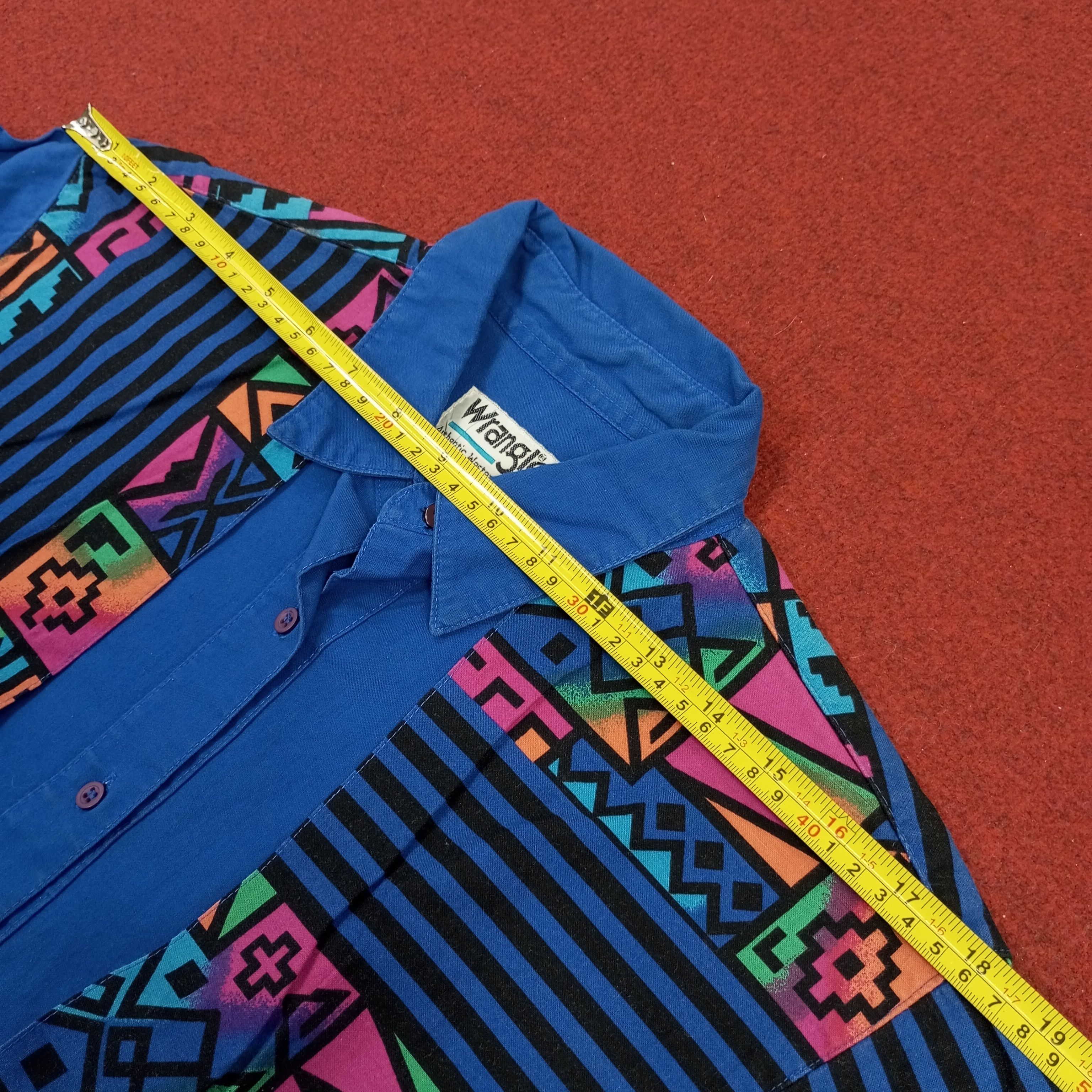 Vintage × Wrangler Wrangler Rare Design Fashion Classic Style Shirt Size US M / EU 48-50 / 2 - 11 Thumbnail