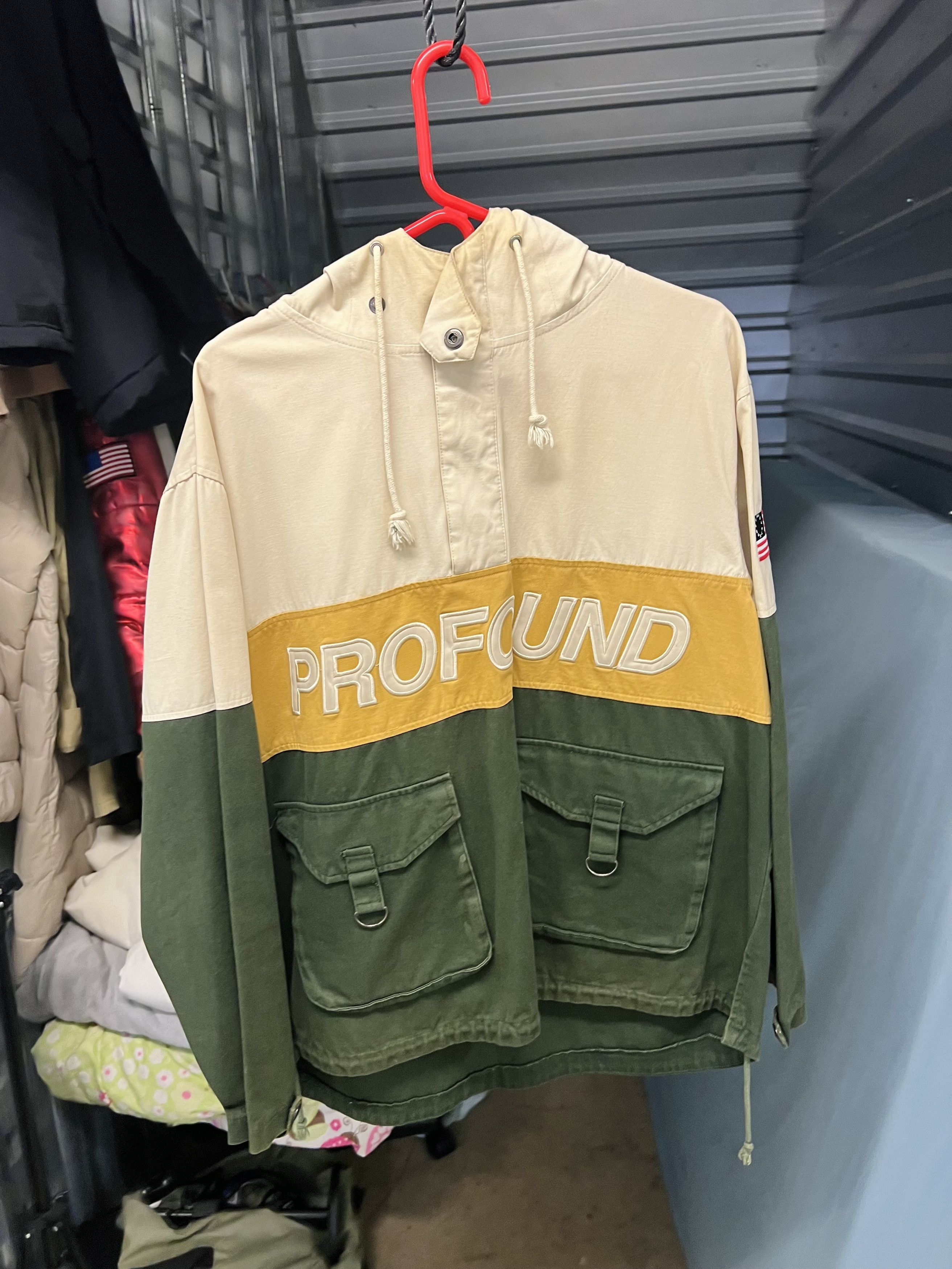 Profound Aesthetic Profound Green/Yellow Light Jacket | Grailed