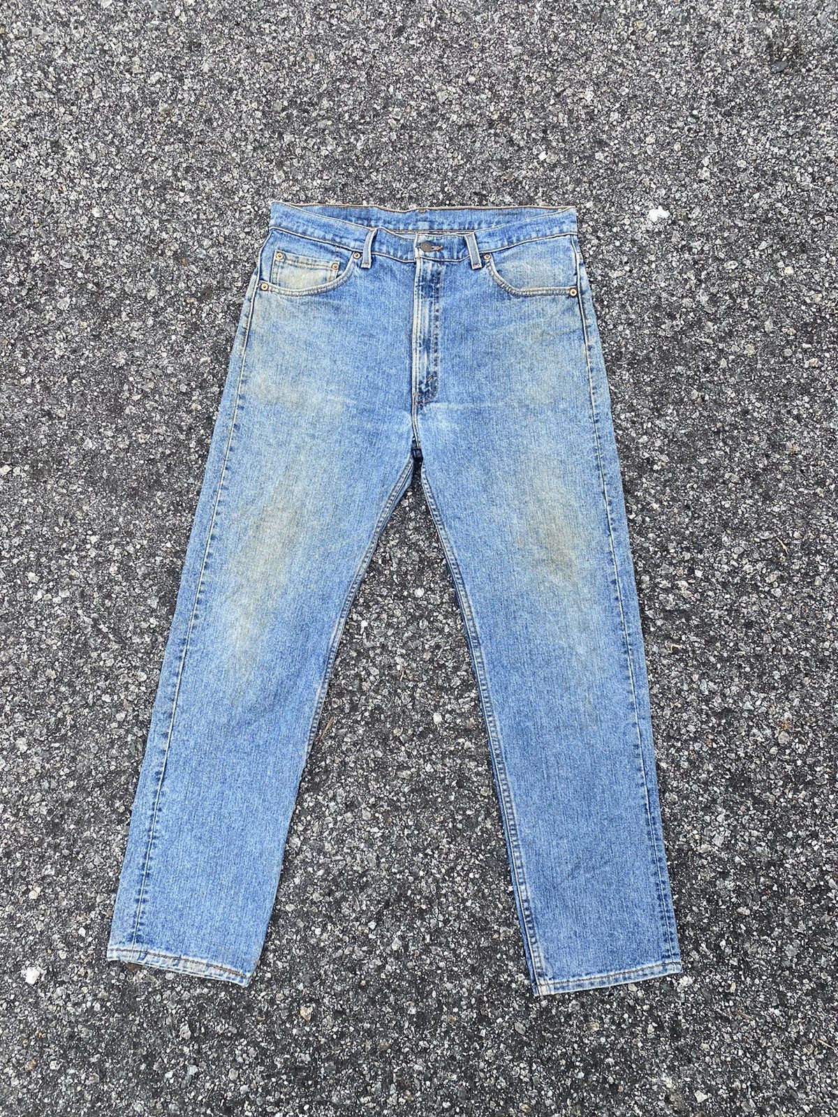 Levi's × Vintage Vintage Levis 505 Single R Straight Cutting Size US 36 / EU 52 - 1 Thumbnail