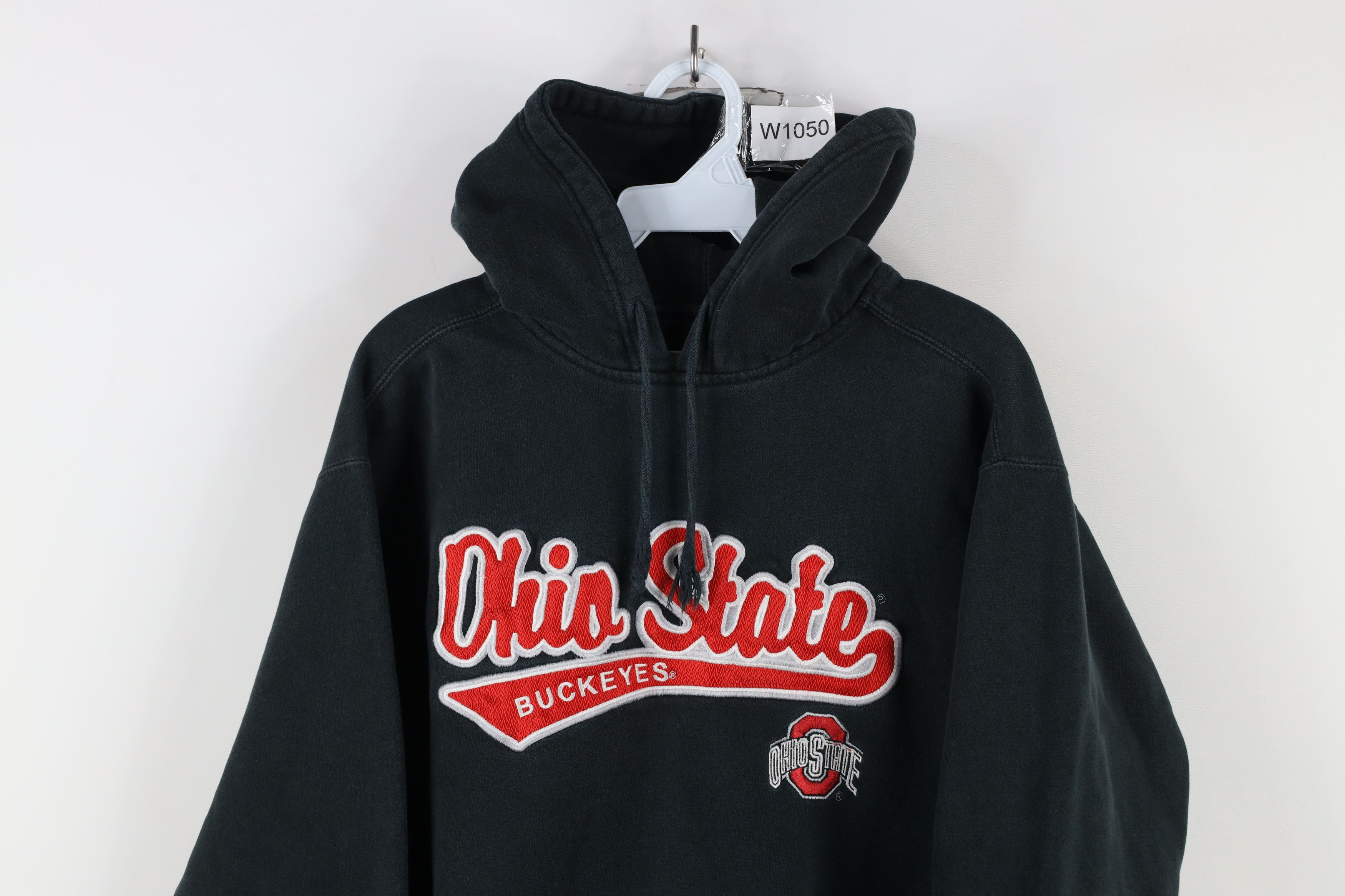Vintage Vintage 90s Spell Out Script Ohio State University Hoodie Size US M / EU 48-50 / 2 - 2 Thumbnail