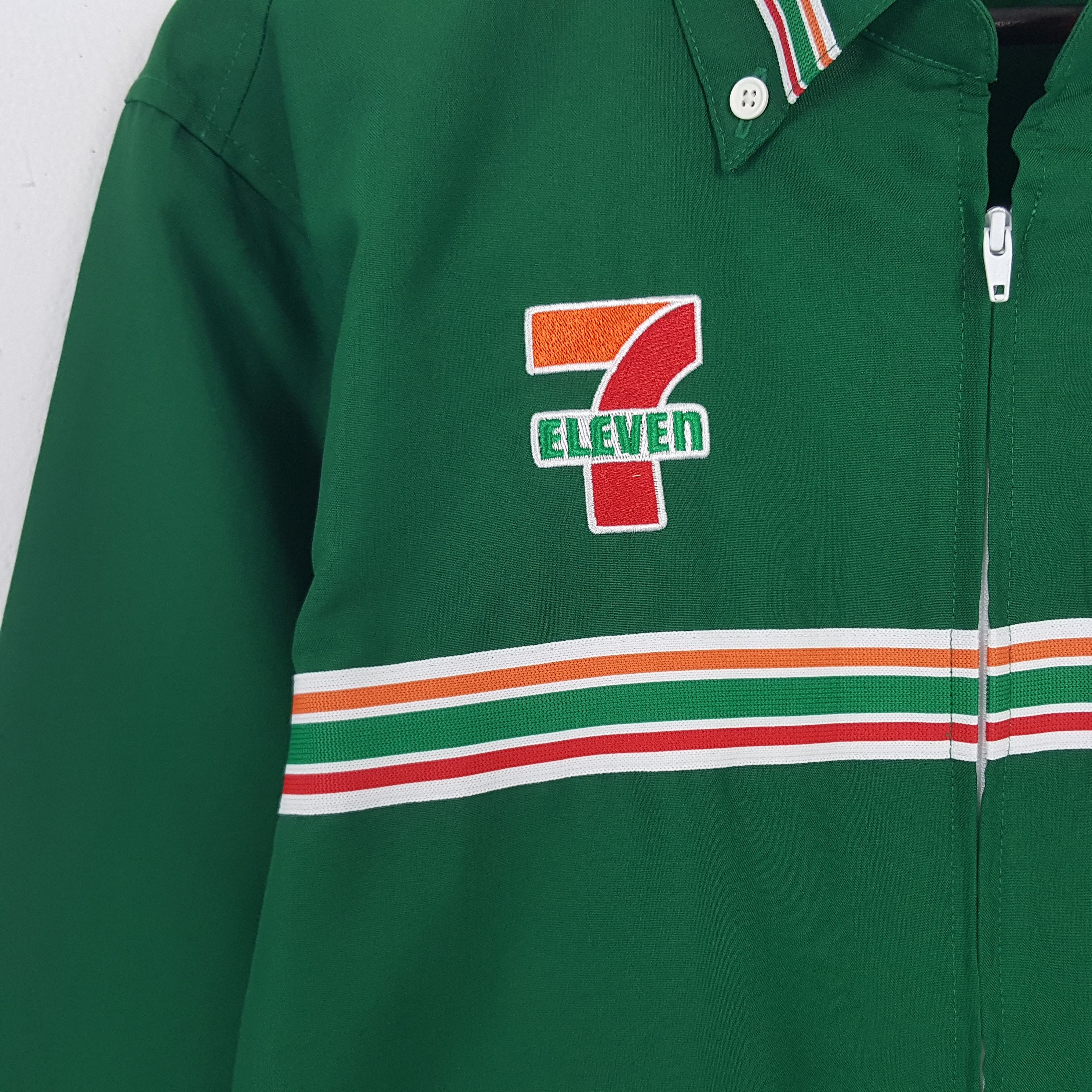 Japanese Brand × Vintage Vintage 7 Eleven Embroidery Worker Uniform Jacket Size US L / EU 52-54 / 3 - 4 Thumbnail