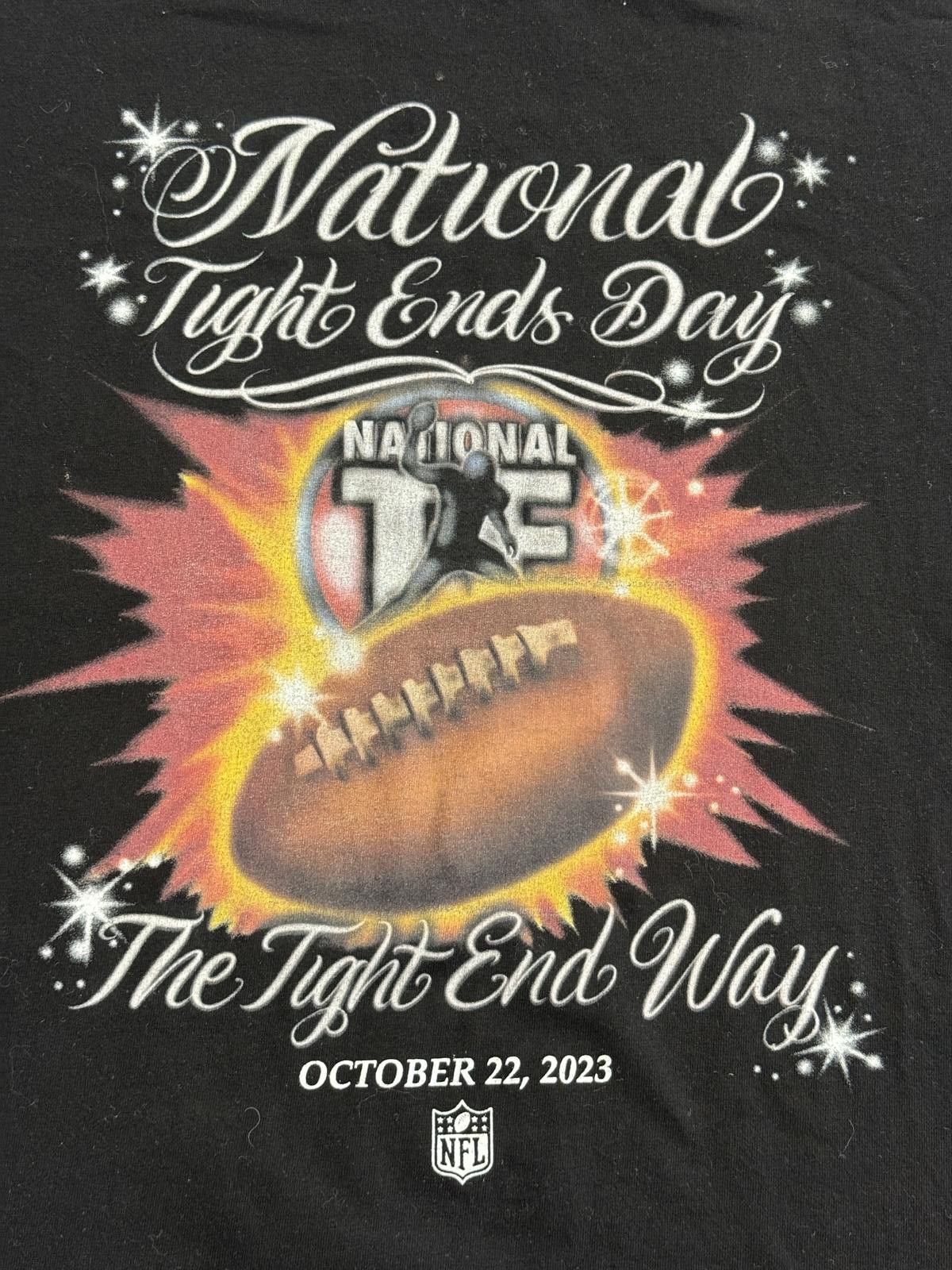 Designer NFL T-shirt National Tight Ends Day Airbrush Paint 2023 2XL Size US XXL / EU 58 / 5 - 3 Thumbnail