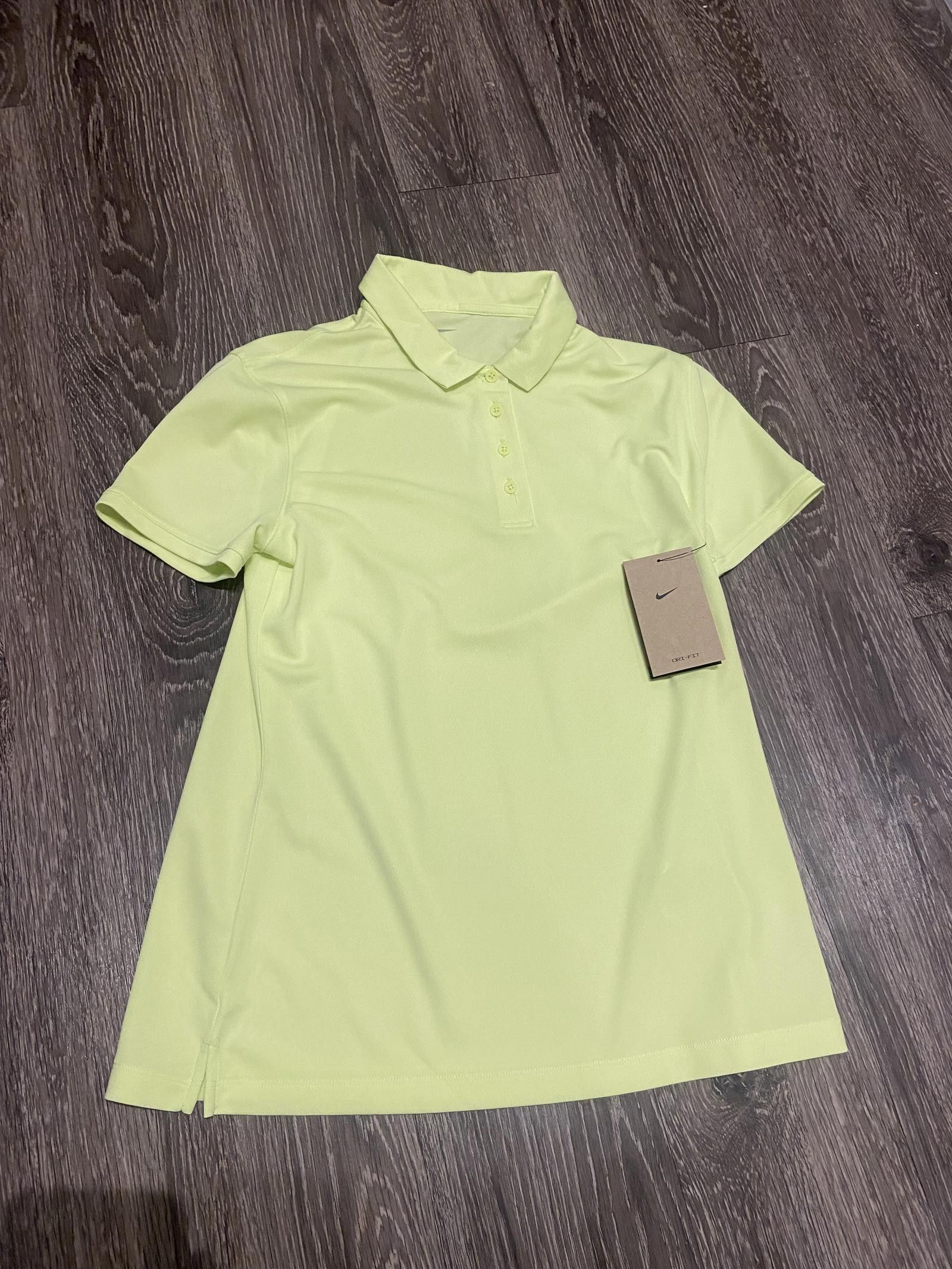 Nike Nike Women's Performance Polo Shirt - Light Yellow Size XS / US 0-2 / IT 36-38 - 1 Thumbnail