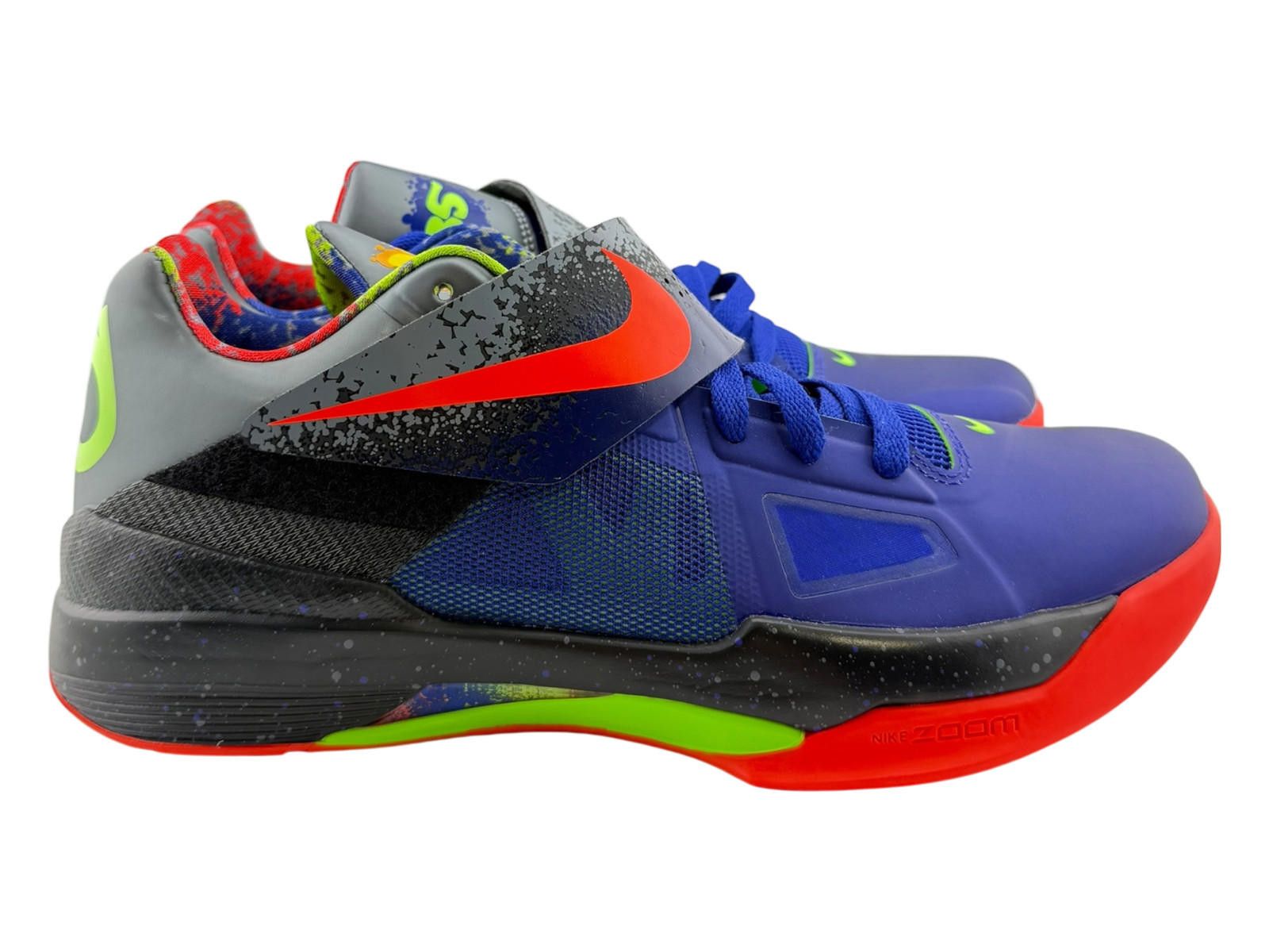 Nike Nike KD Nerf Concord Bright Crimson Black 9.5 New FQ0810-400 Size US 9.5 / EU 42-43 - 3 Thumbnail