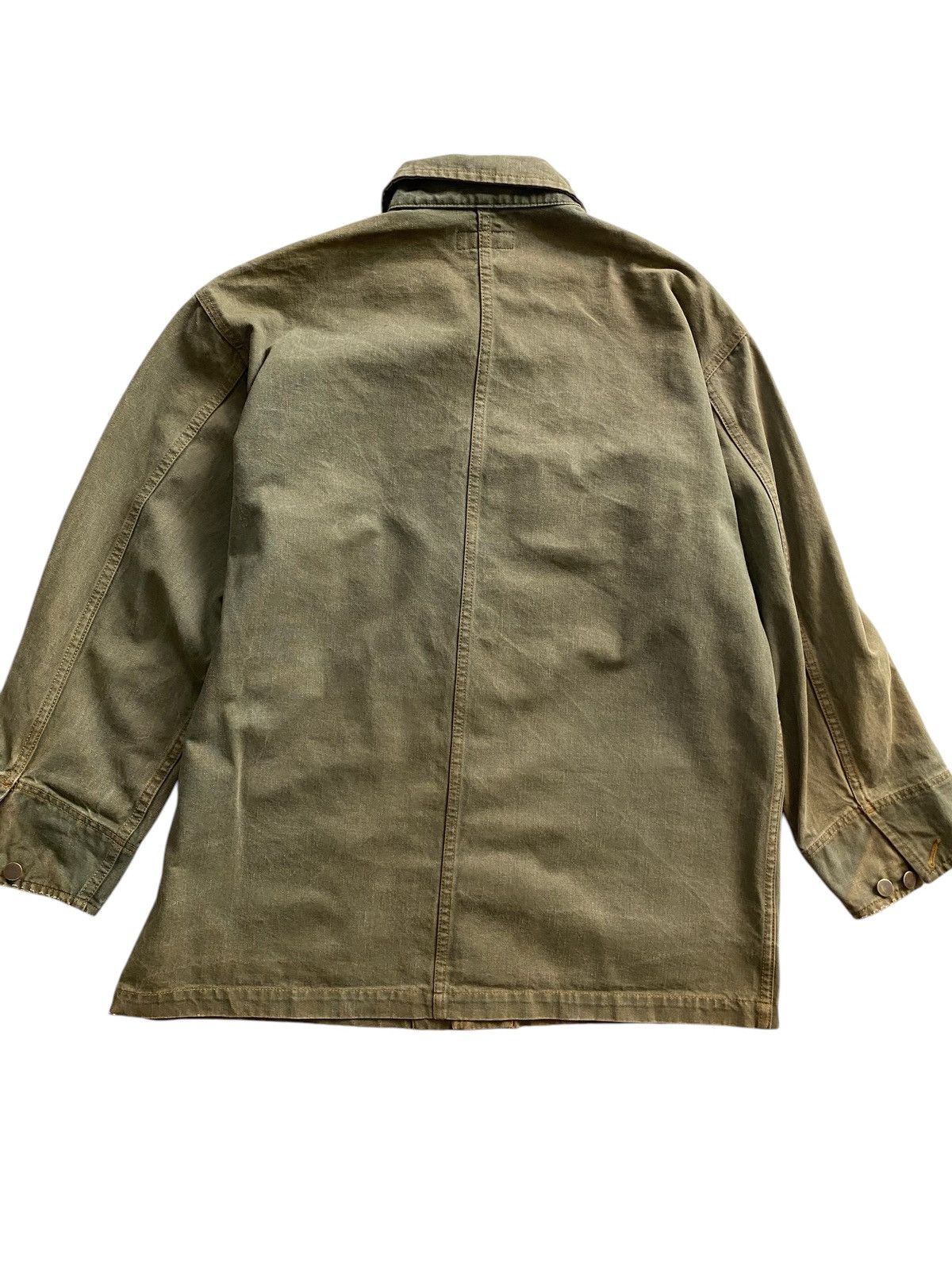 If Six Was Nine × Japanese Brand DOPE🔥Vtg 70s PUNe 🇯🇵 Made Denim 4 Pockets Chore Jacket Size US XL / EU 56 / 4 - 9 Thumbnail