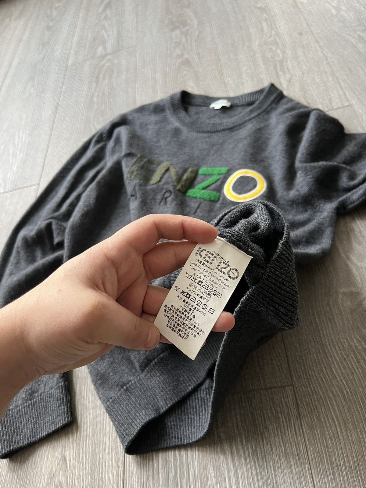 Kenzo × Vintage Kenzo Paris Sweater Size US L / EU 52-54 / 3 - 9 Thumbnail
