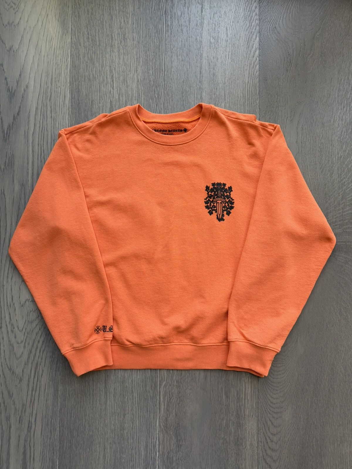 Chrome Hearts Chrome Hearts Vine Dagger Orange Crewneck Size US L / EU 52-54 / 3 - 2 Thumbnail