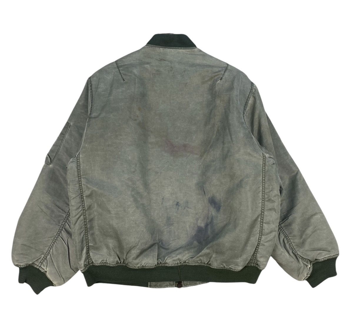 Vintage 🔥SUNFADED🔥Jacket Flyer Man Intermediate MA-1 Size US M / EU 48-50 / 2 - 4 Thumbnail