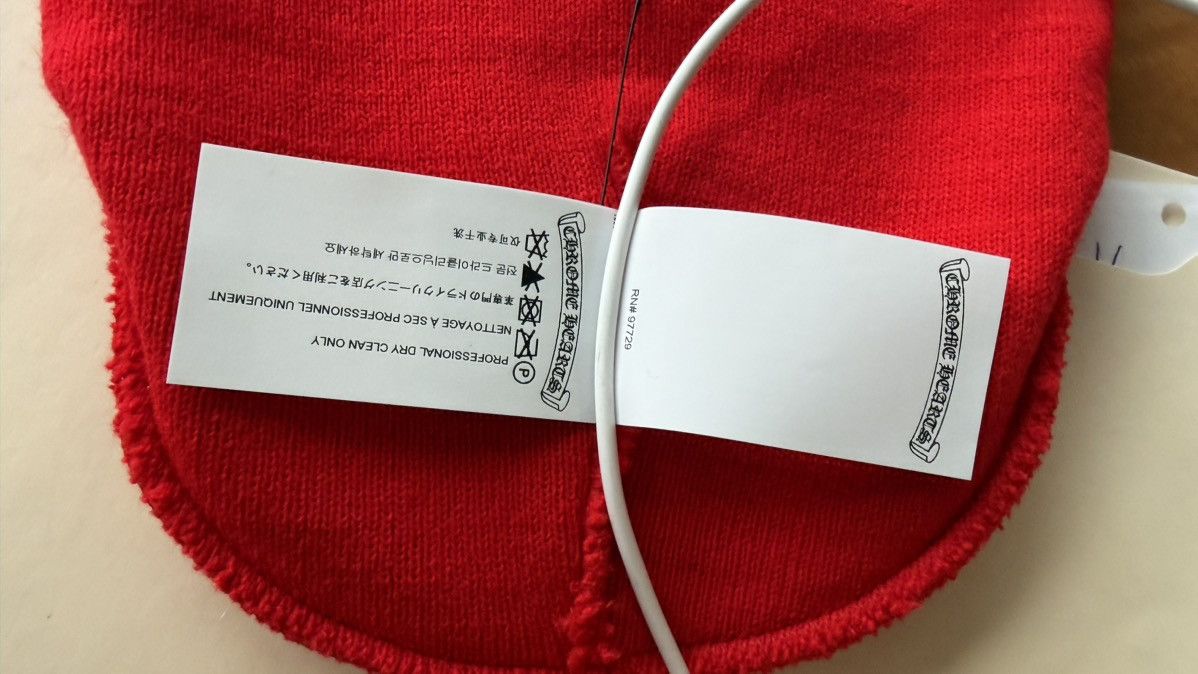 Chrome Hearts Chrome Hearts CH Beanie Red Size ONE SIZE - 6 Thumbnail