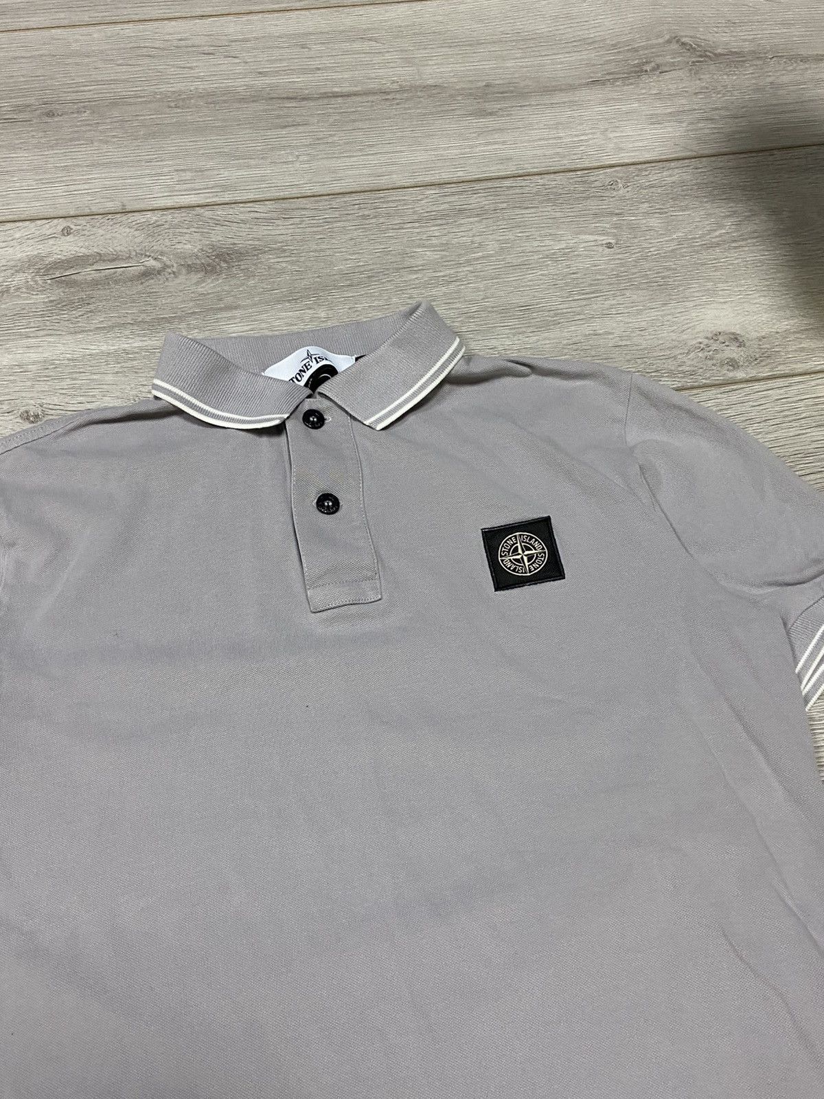 Vintage Stone Island vintage program patch compass polo Size US S / EU 44-46 / 1 - 2 Thumbnail