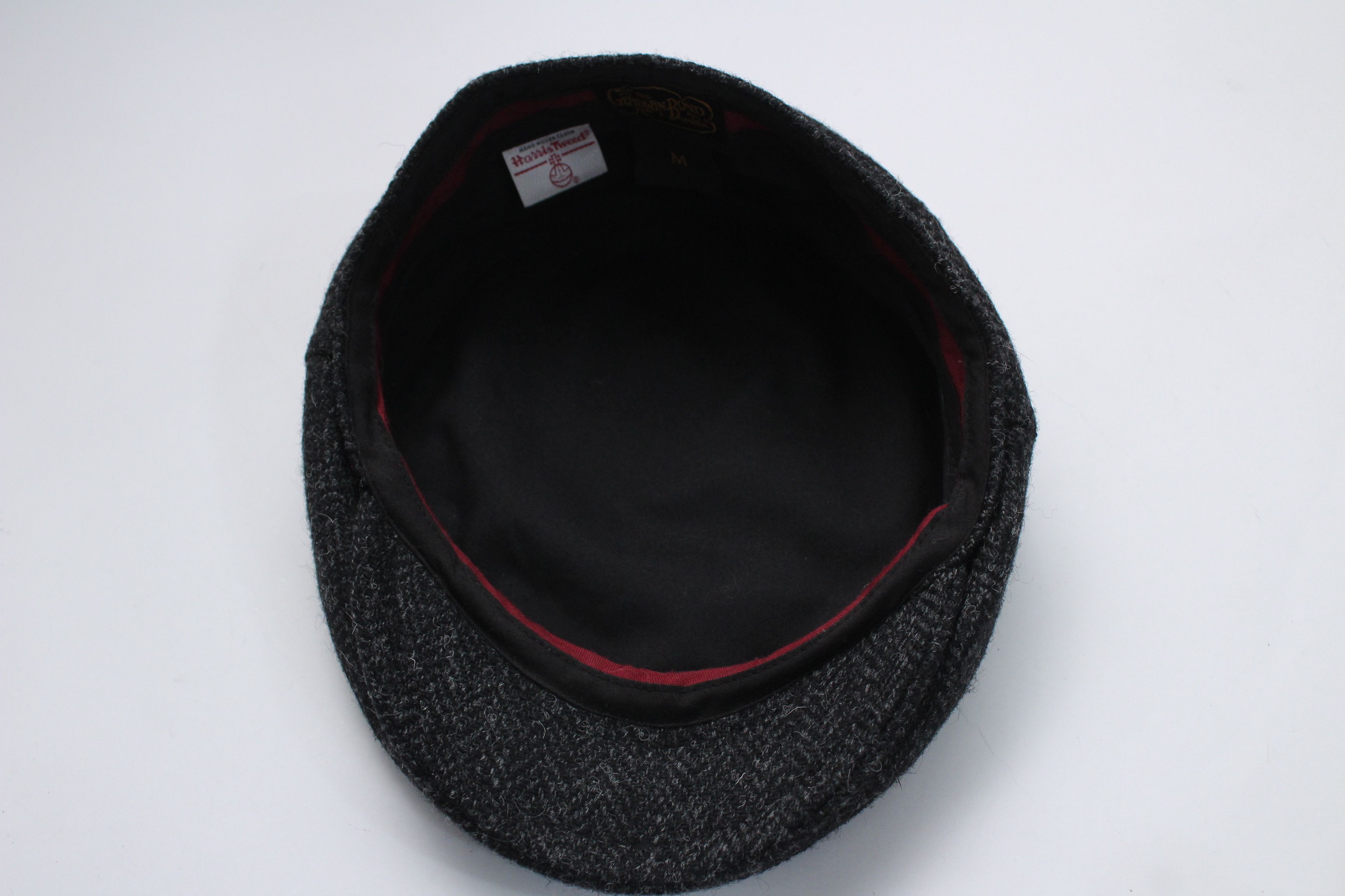 Harris Tweed Gladwin Bond London Harris Tweed Herringbone Flat Cap Size ONE SIZE - 8 Thumbnail