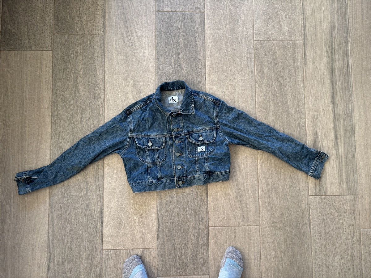 Calvin Klein × Designer Calvin Klein Denim Jacket Women’s Size M / US 6-8 / IT 42-44 - 3 Thumbnail