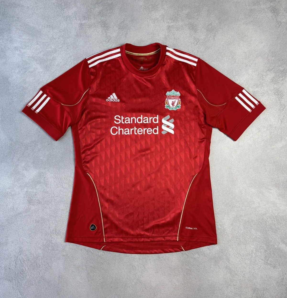 Adidas Liverpool 2010 2011 Home Football Shirt Soccer Jersey Adidas Size US L / EU 52-54 / 3 - 1 Thumbnail