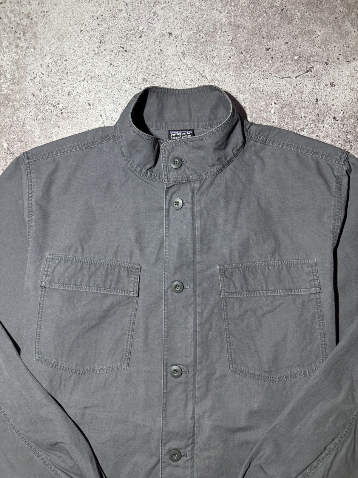 Patagonia × Vintage Patagonia Vintage Outdoor Overshot Grey Military Jacket Size US L / EU 52-54 / 3 - 2 Thumbnail