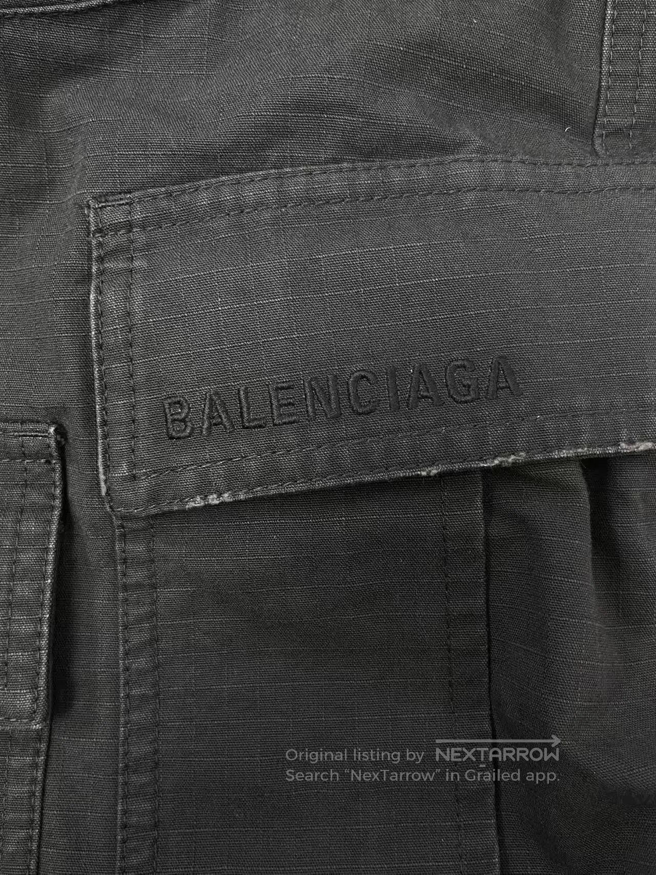 Balenciaga Balenciaga Gray Washed Distressed Jeans. Size US 31 - 3 Thumbnail
