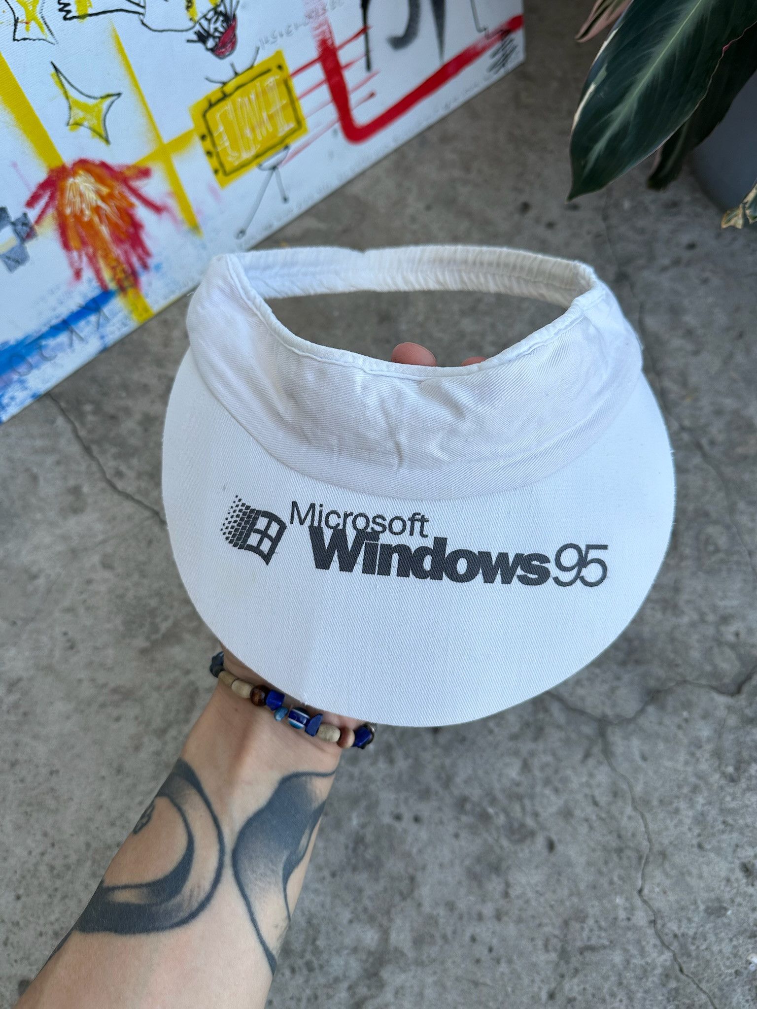 Vintage Microsoft Windows 1995 90s Vintage Logo Rare Promo Cap Hat Size ONE SIZE - 9 Thumbnail
