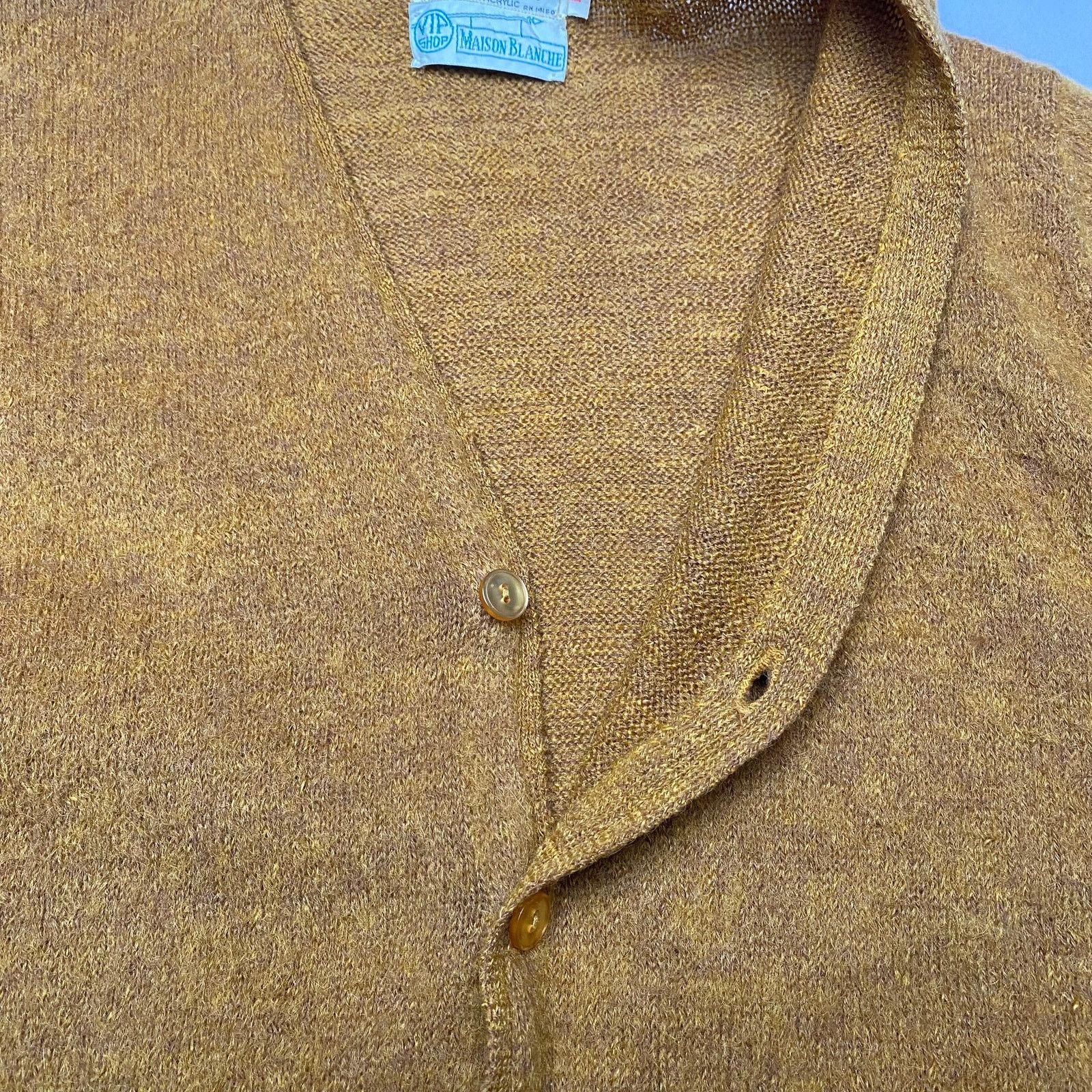 Vintage Vintage 60s Moonshiner Knit Himalaya Mohair Cardigan Medium Size US M / EU 48-50 / 2 - 11 Thumbnail