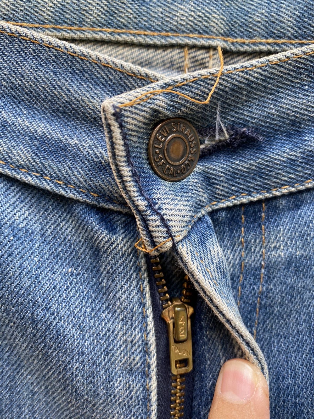 Levi's Vintage Clothing W36x28 Vintage levi's 646 orange tab 70s made in USA Size US 36 / EU 52 - 6 Thumbnail